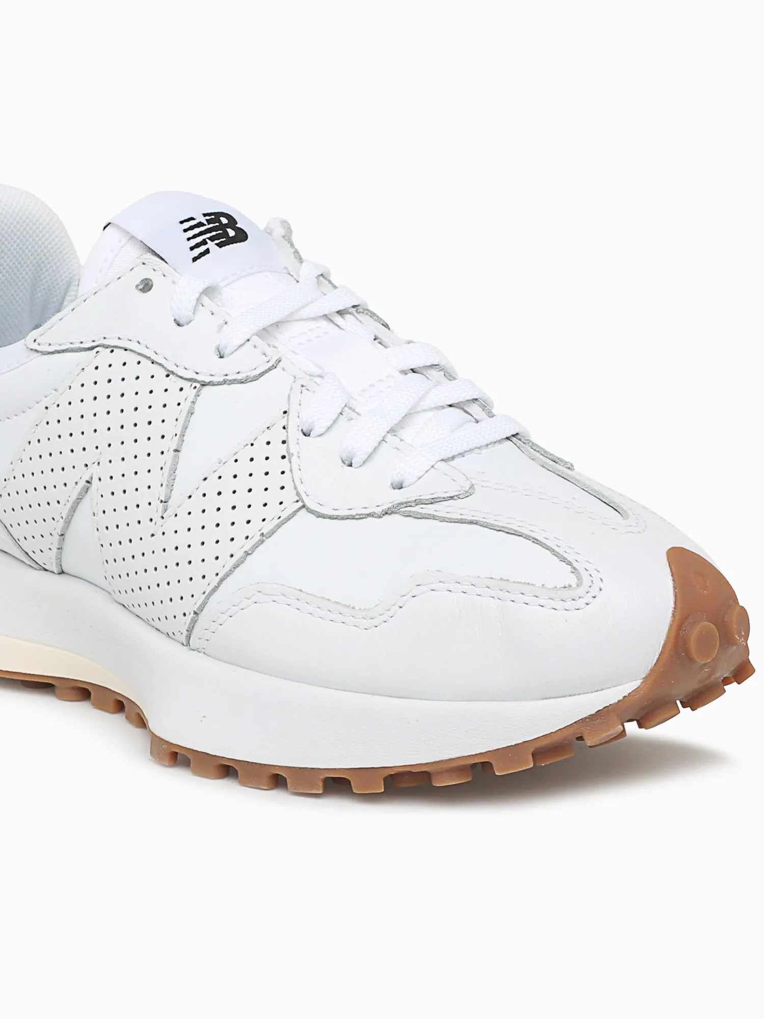 New Balance Beige 530 Sneakers 327 White Perforated suede