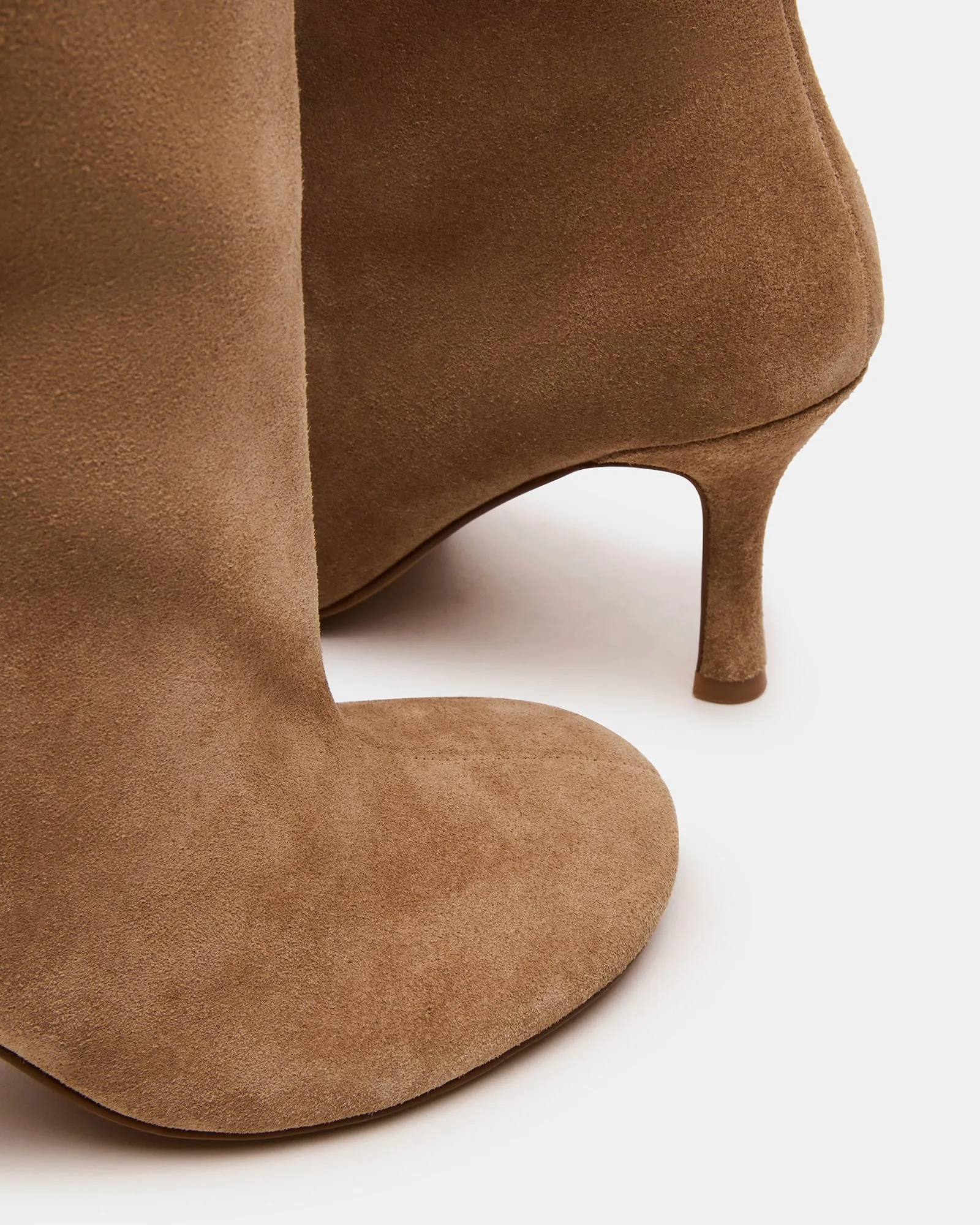 ALLISON TAUPE SUEDE Boots High Knee