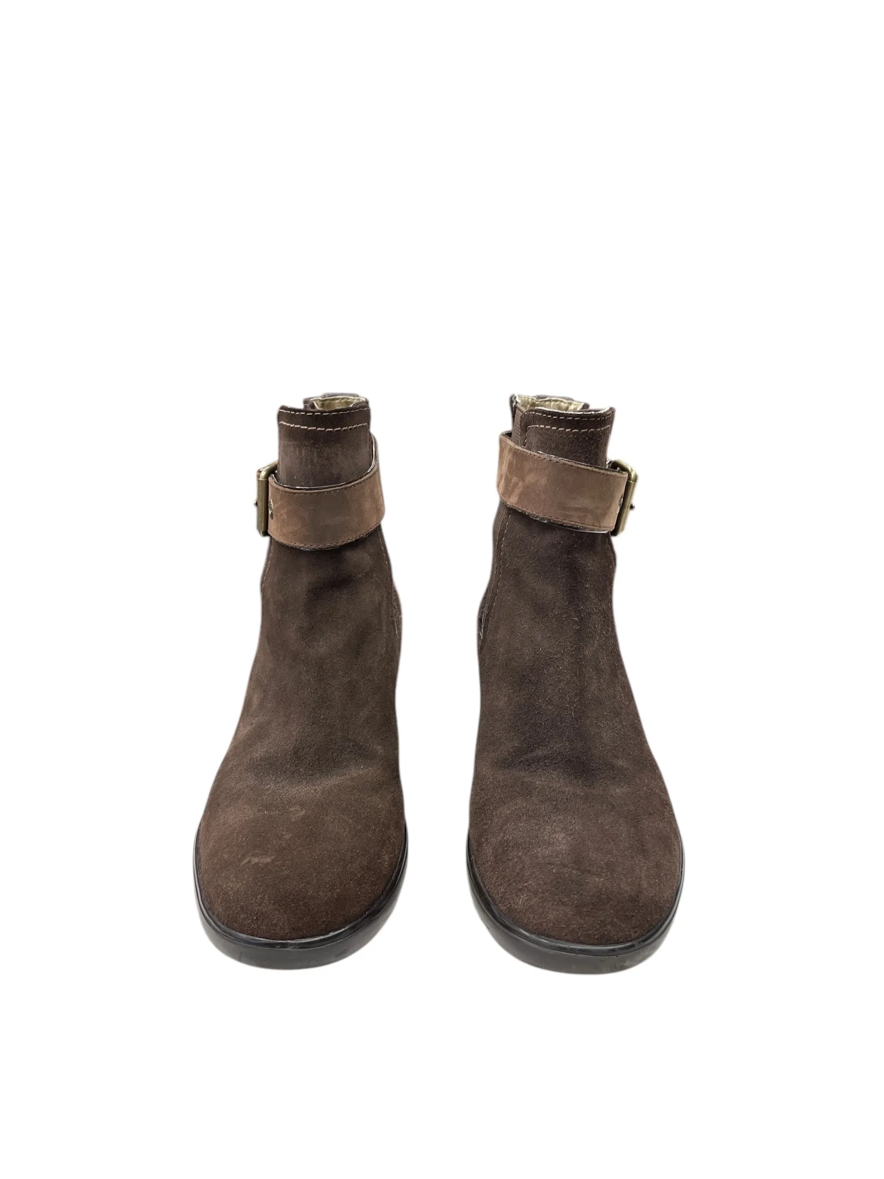 Boots Ankle Heels By Sperry In Brown, Size: 7 Croc Skin Boots