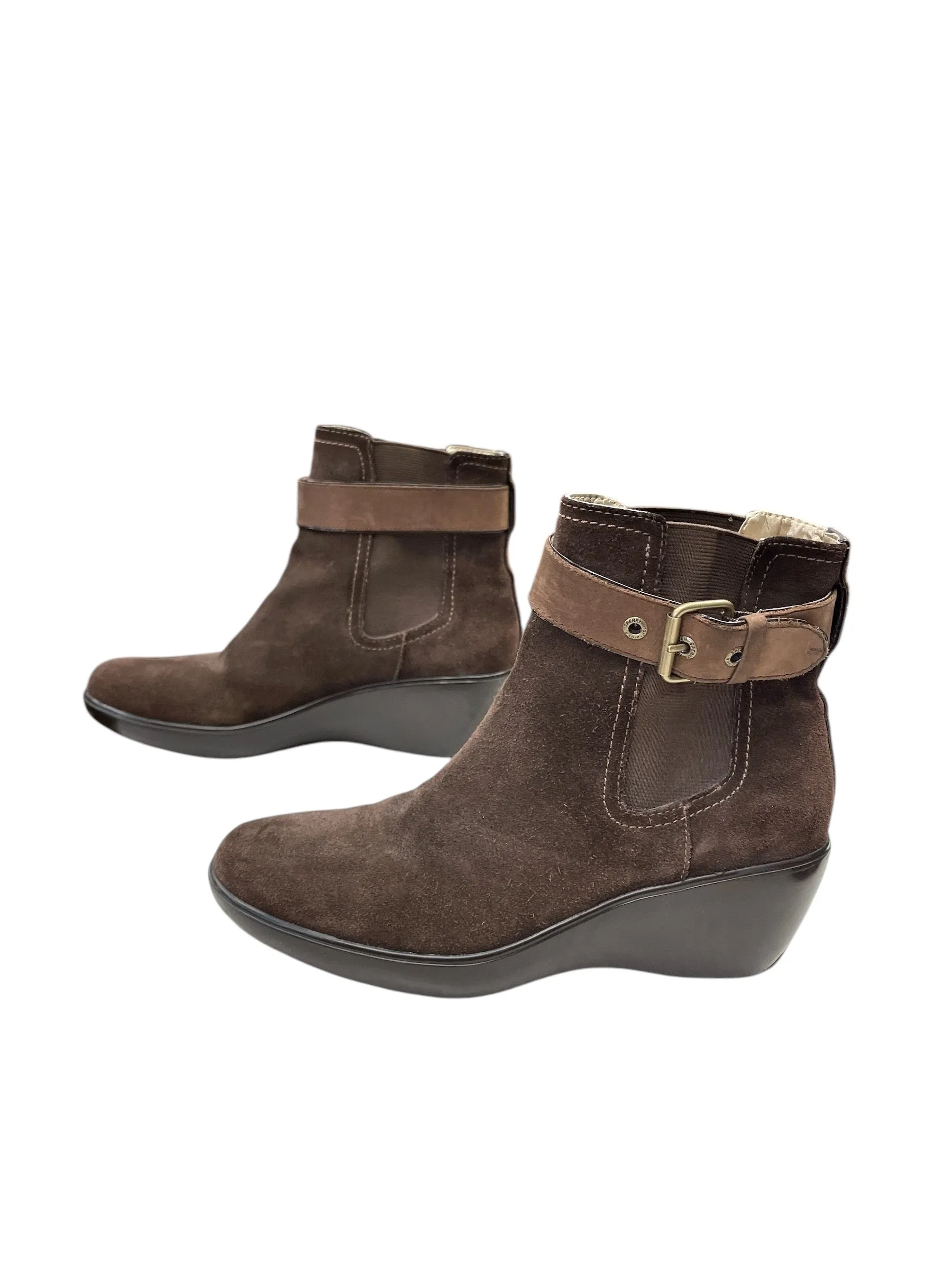 Boots Ankle Heels By Sperry In Brown, Size: 7 Knee High Boots Without Heel