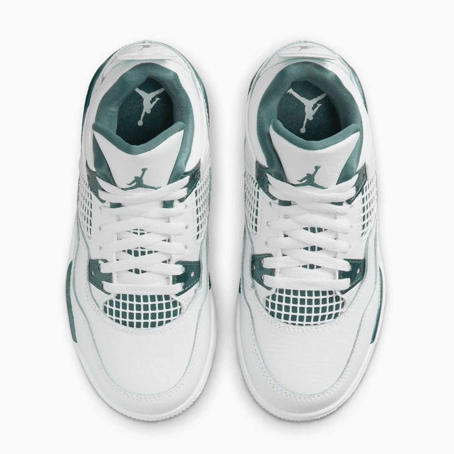 Women Hi Top Sneakers Kid's Air Jordan 4 Retro "Oxidized Green" Pre School