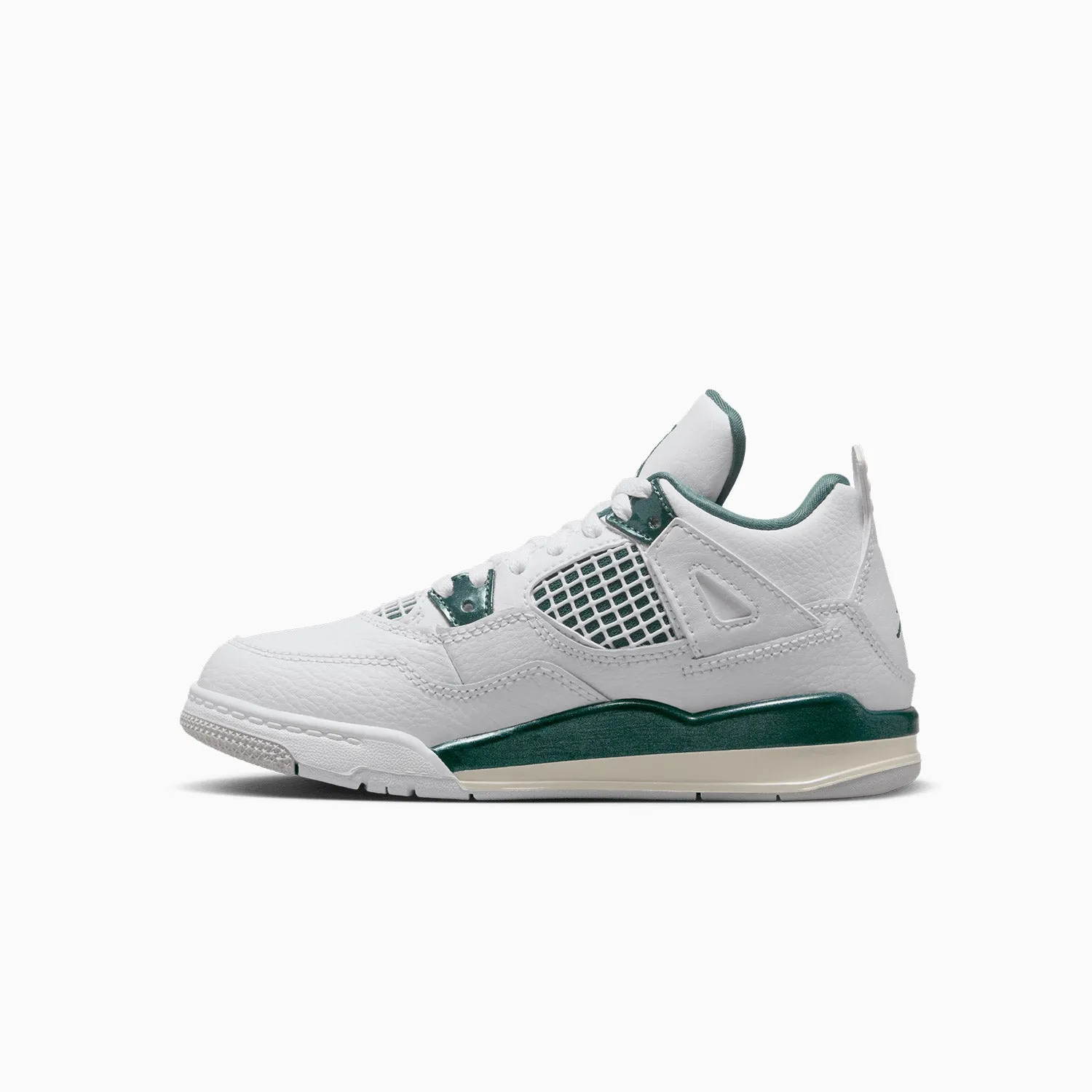 Vintage Havana High Top Sneakers Kid's Air Jordan 4 Retro "Oxidized Green" Pre School