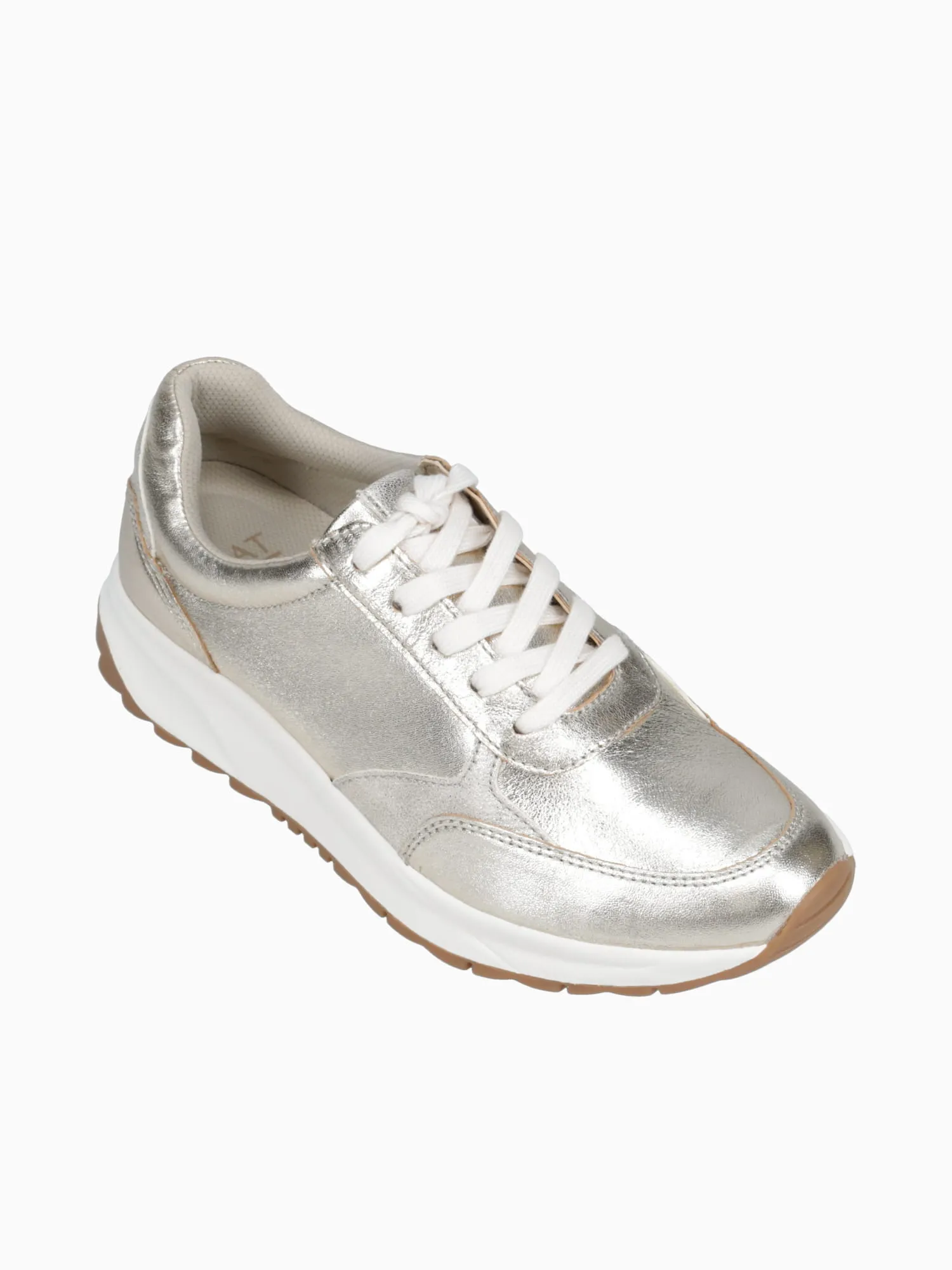 Expended Seveno Casual Shoes Shay Champagne Gold leather