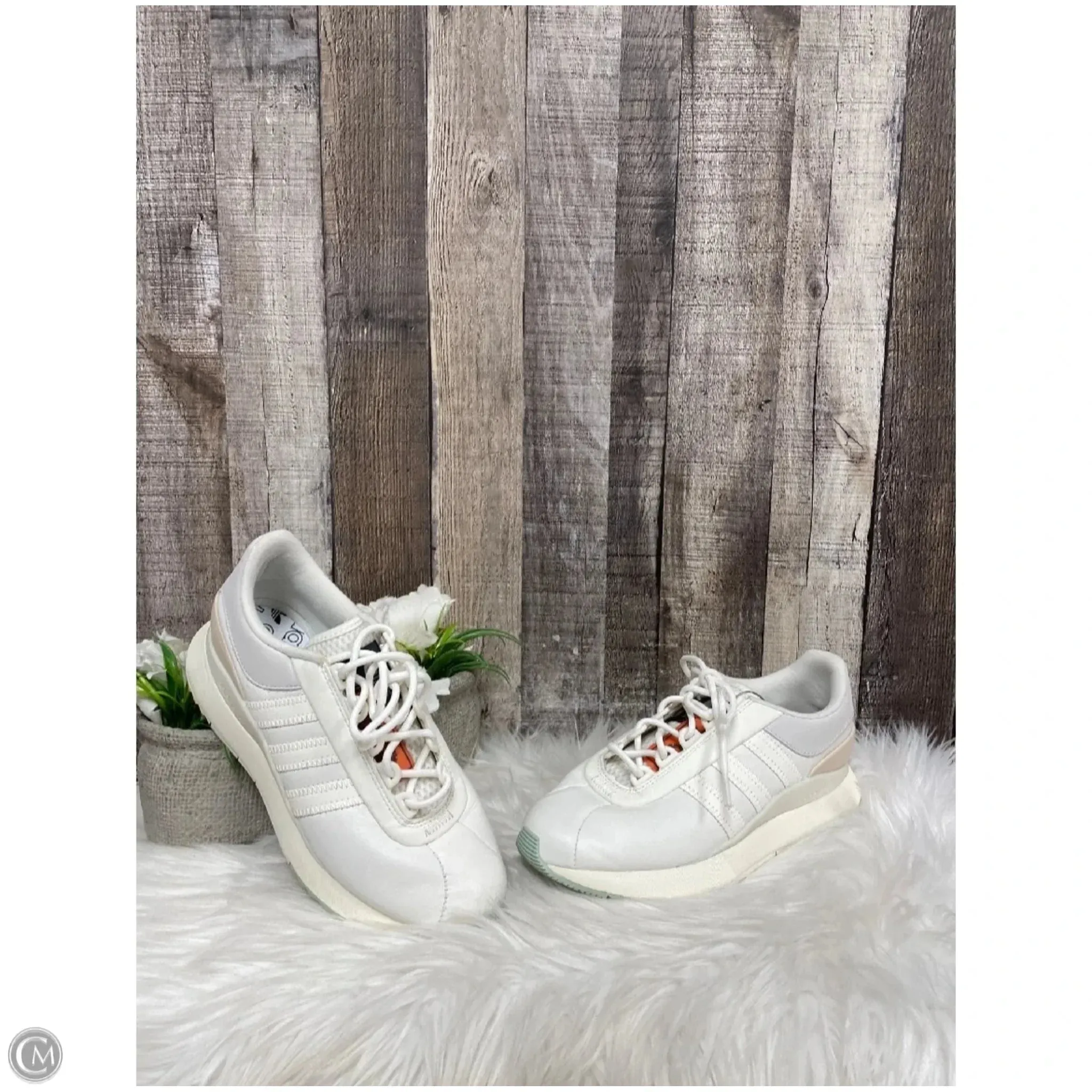 Reebok Business Casual Shoes Shoes Athletic By Adidas In Ivory, Size: 7