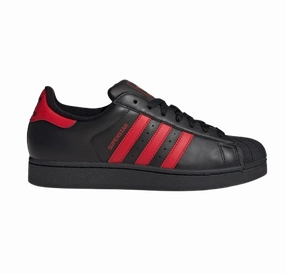 Adidas Samba Shoe Palace Adidas Men's Superstar Ii Shoes - Black / Better Scarlet