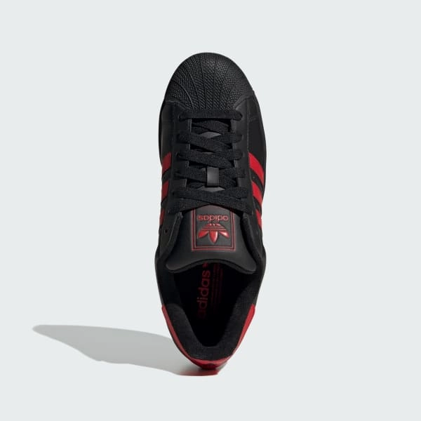 Adidas Men's Superstar Ii Shoes - Black / Better Scarlet Adidas Runfalcon 3 Running Shoes Sneaker