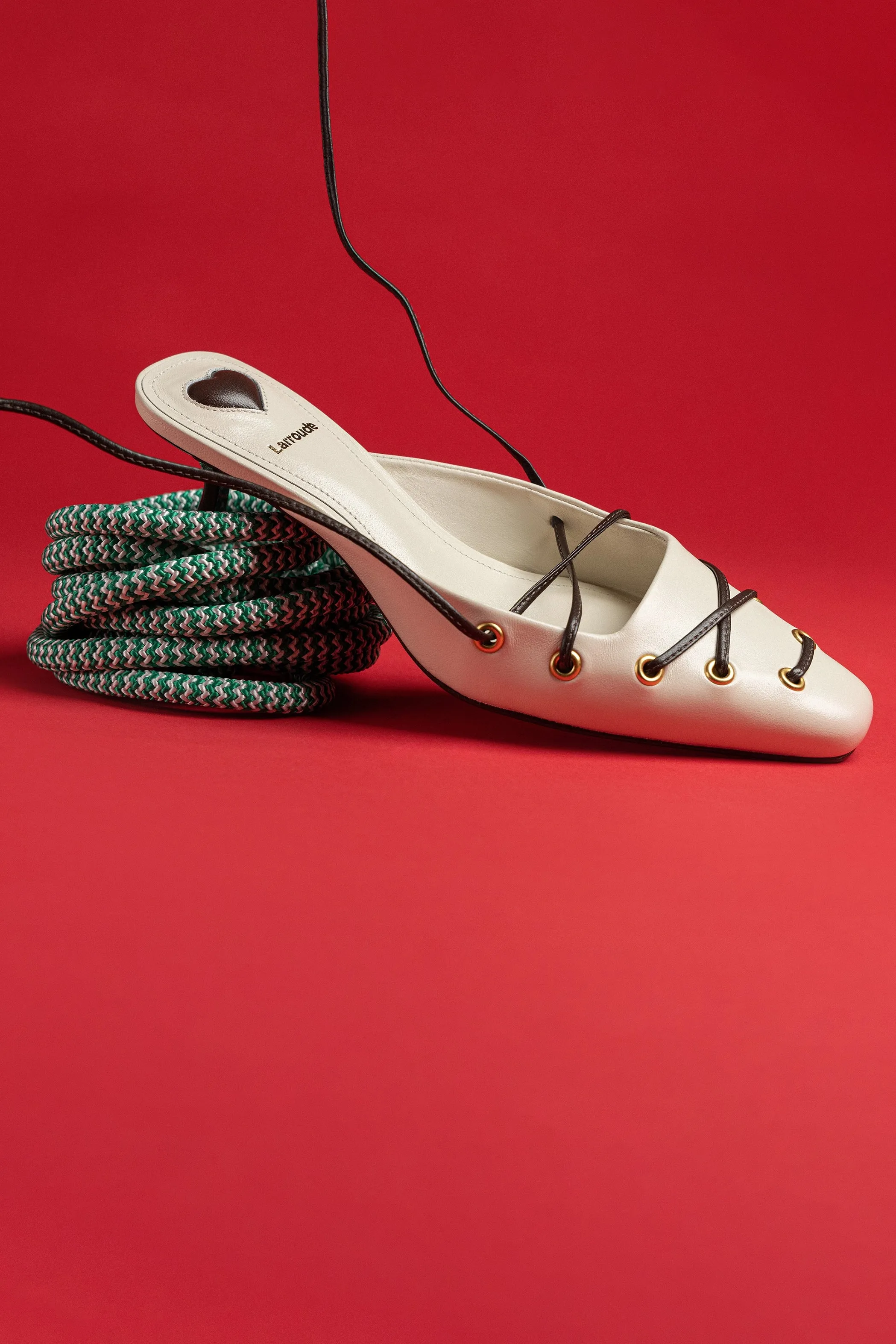 Amal Lace Up Pump In Ivory Leather Birkenstock Casual Shoes