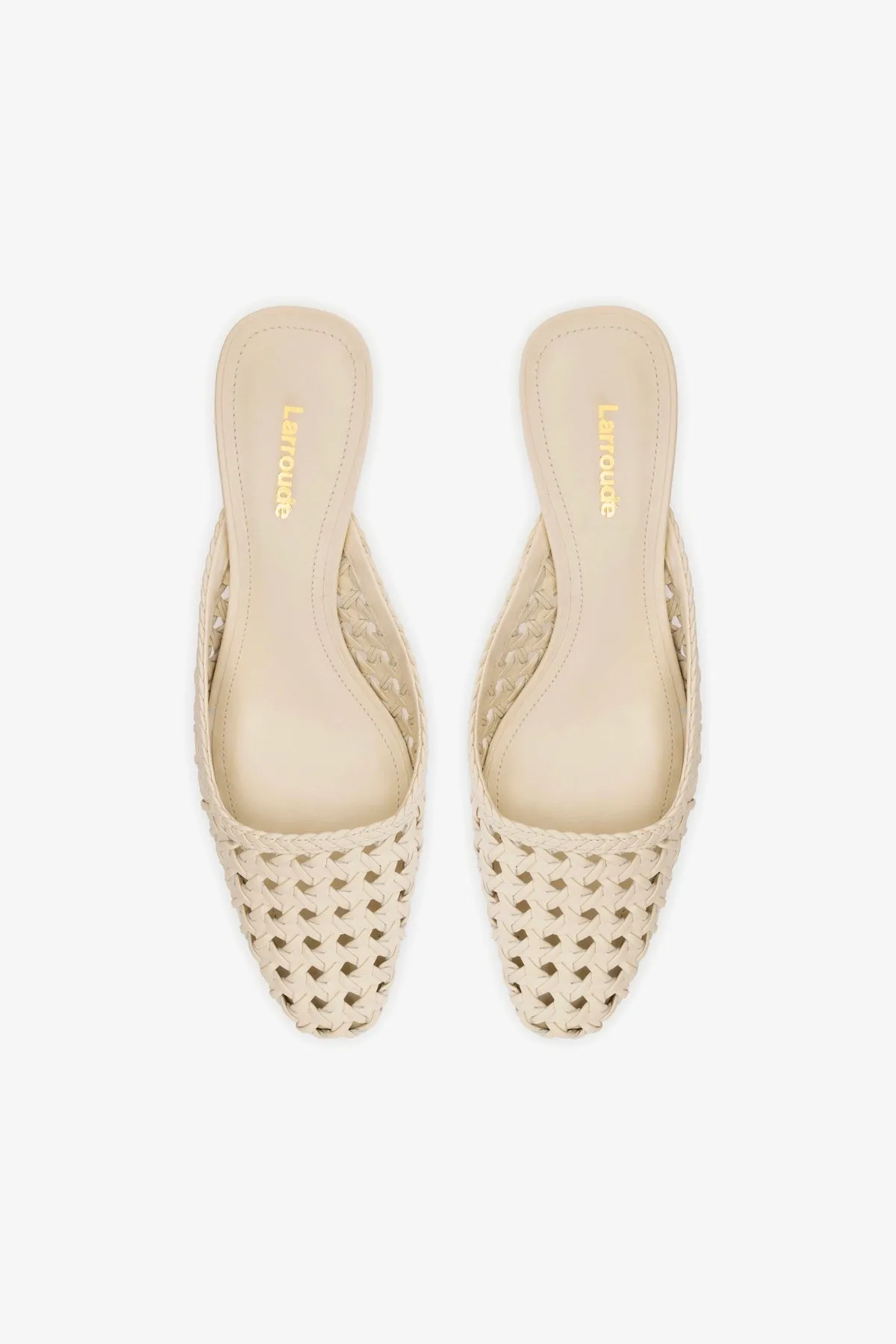 Hey Dude Wally Casual Shoes Amal Macrame Mule In Ivory Leather