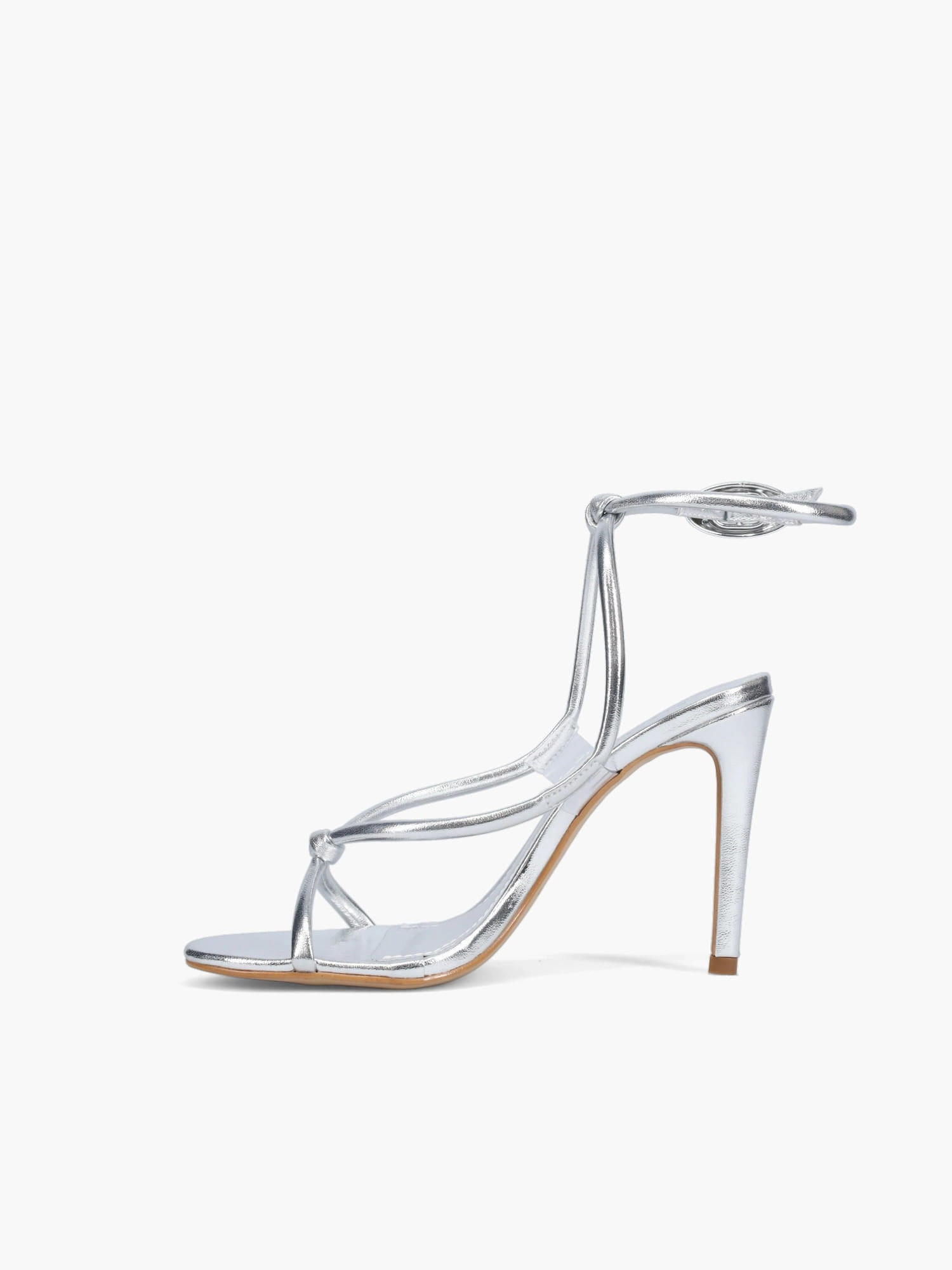 Amaya Silver Napa Metallic Casual Outfit Shoes