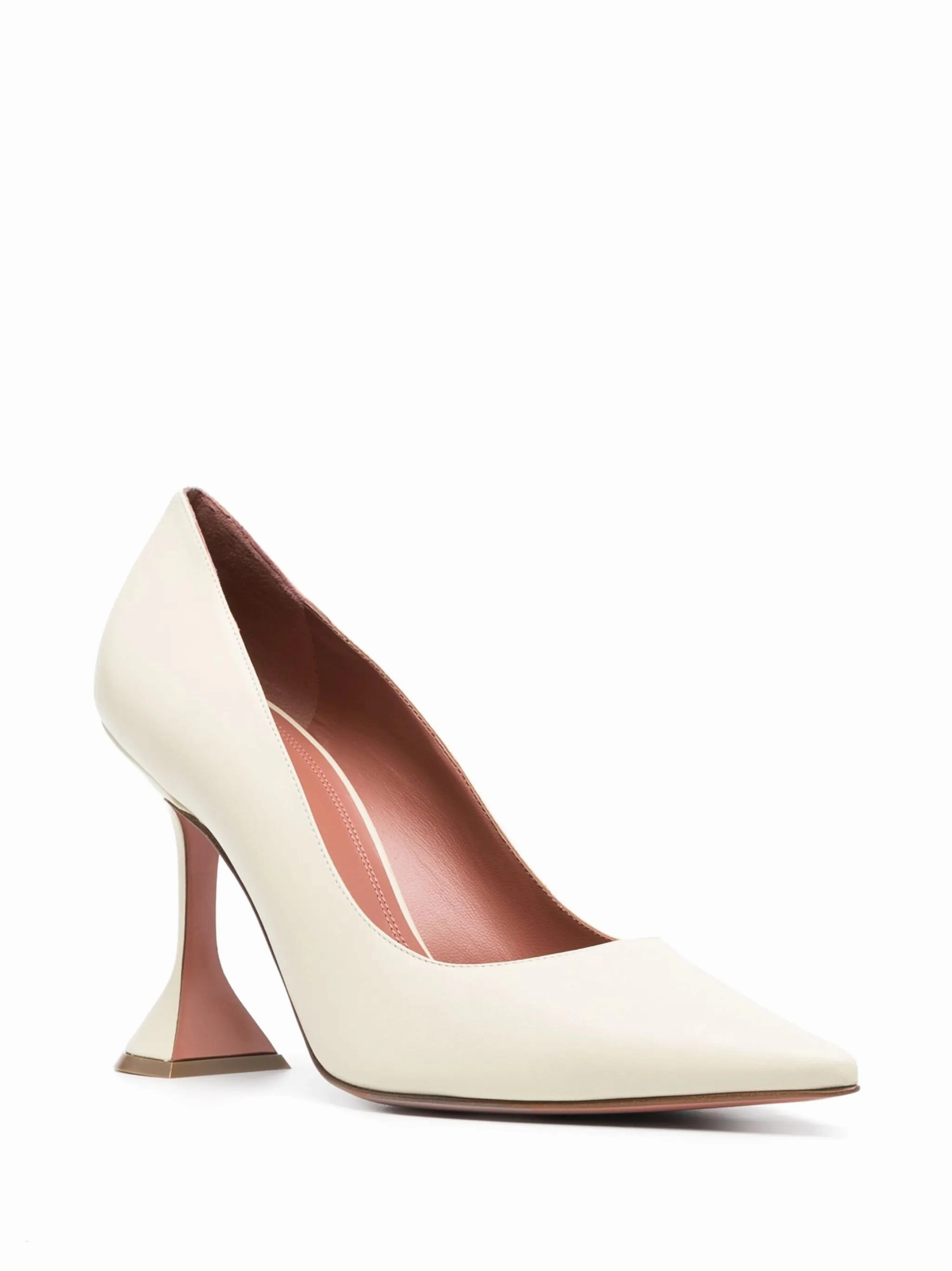 Ami 95mm leather pumps Business Casual Shoes 2025