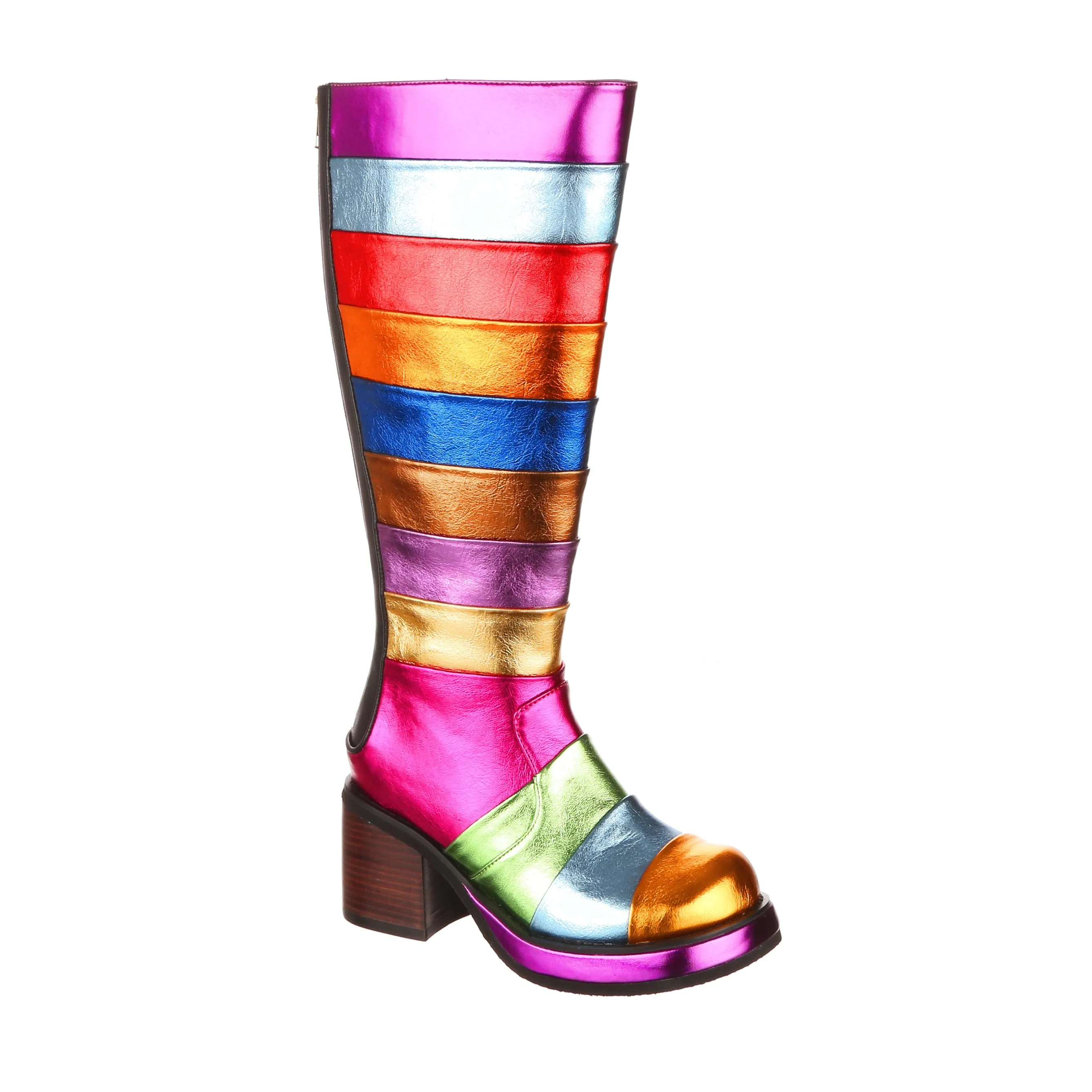 Brown Heeled Boots Ammonite