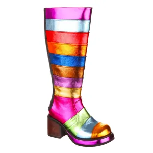 Pointed Cowgirl Boots Ammonite