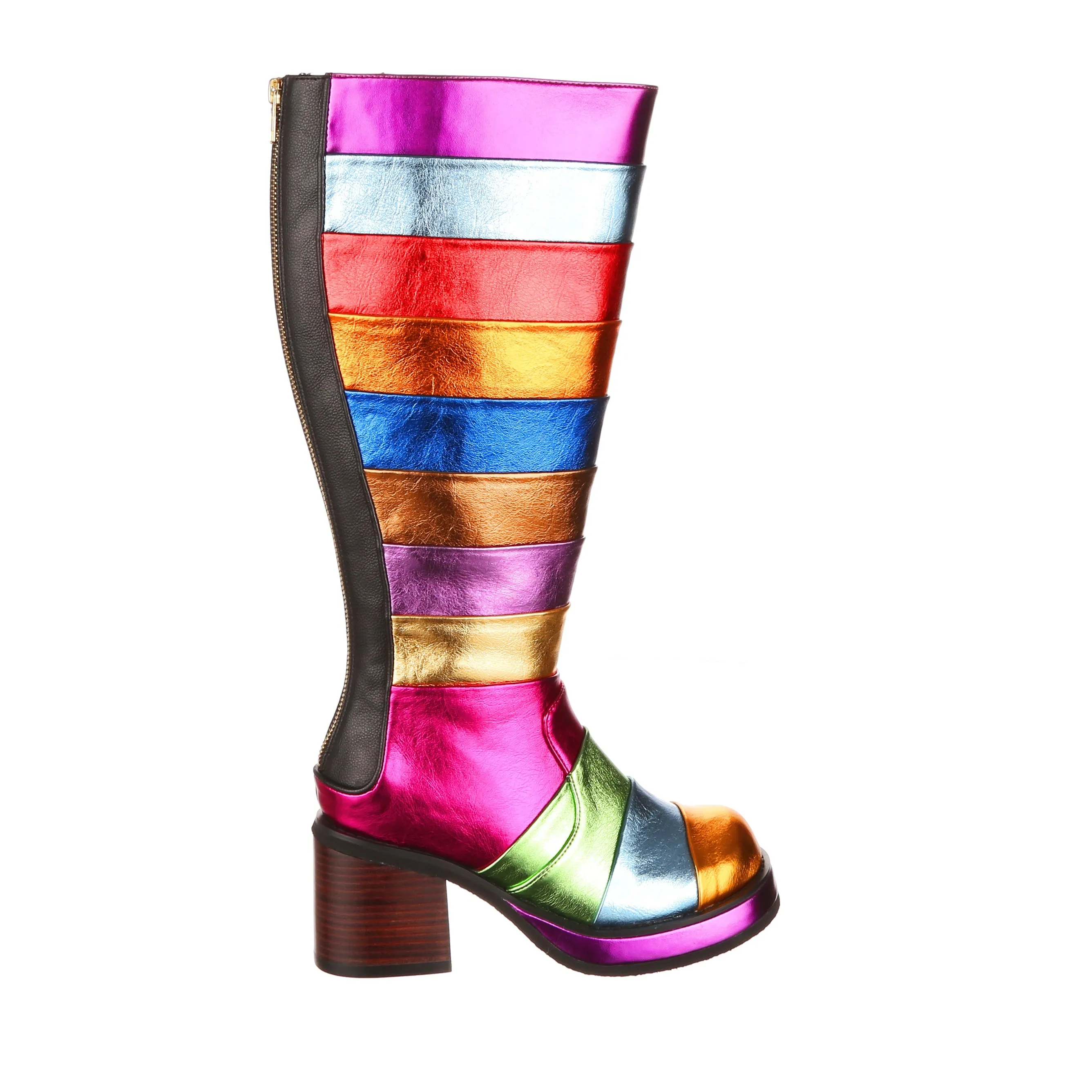 Ammonite Silver Metallic Boots