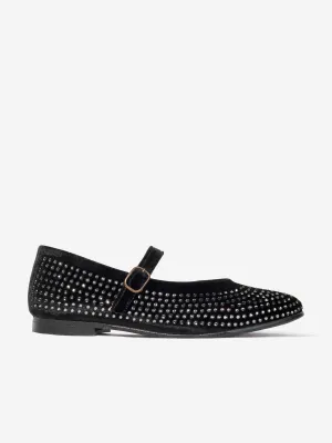 Big Casual Shoes Andanines Girls Diamante Shoes in Black