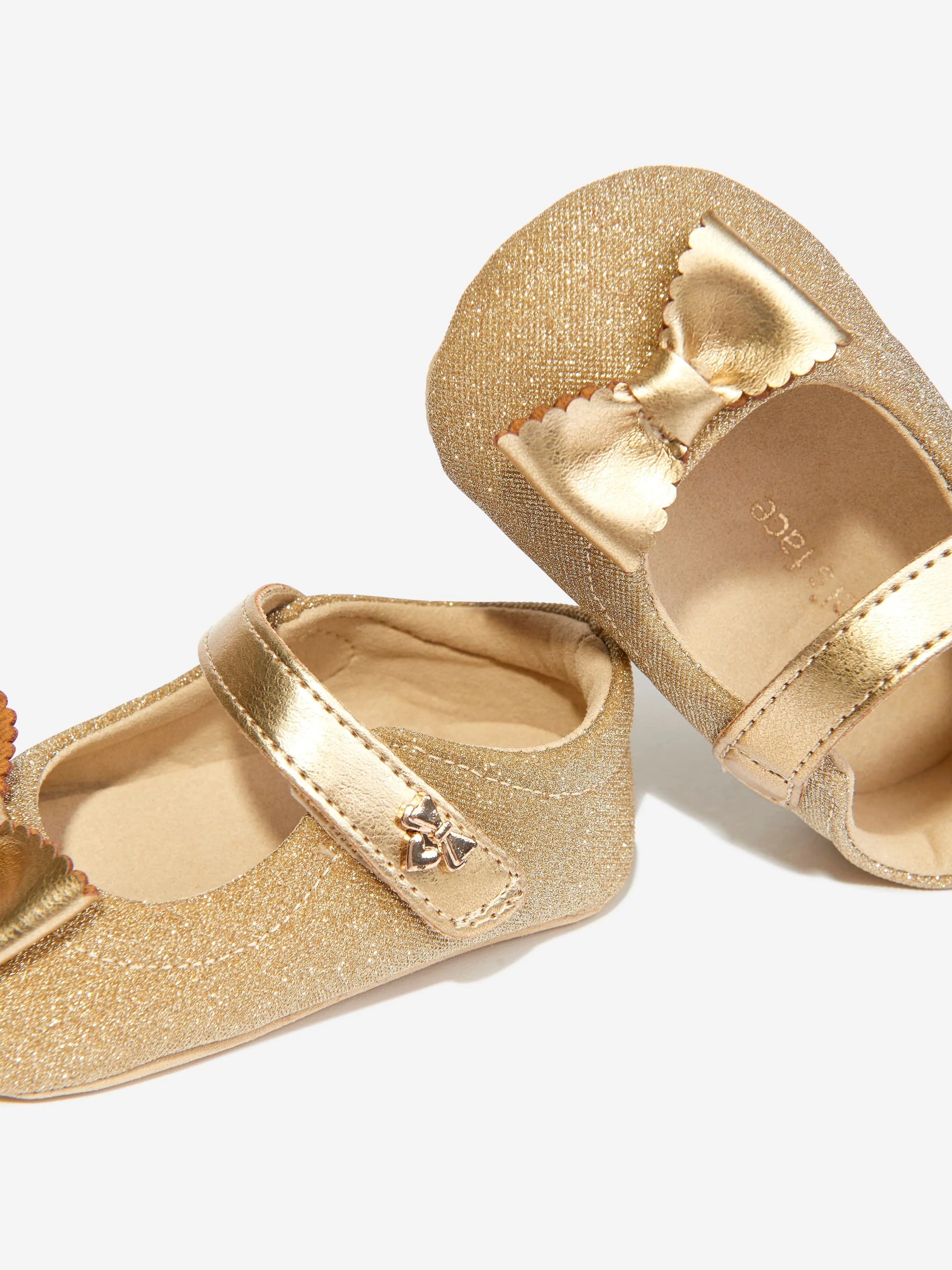 Best Office Casual Shoes Angels Face Baby Girls Maxine Glitter Shoes in Gold