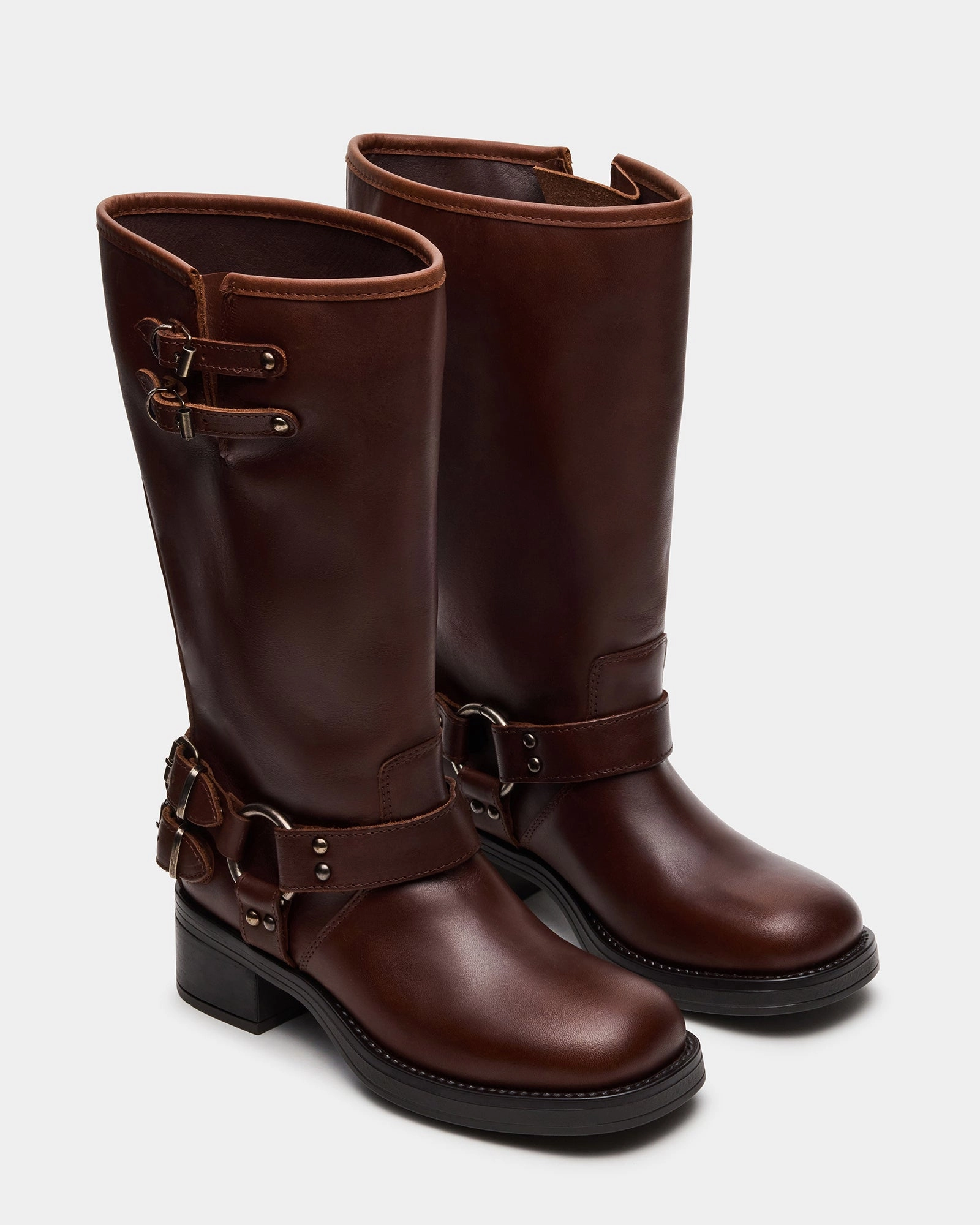 Work Cowboy Boots ASTOR BROWN LEATHER WIDE CALF