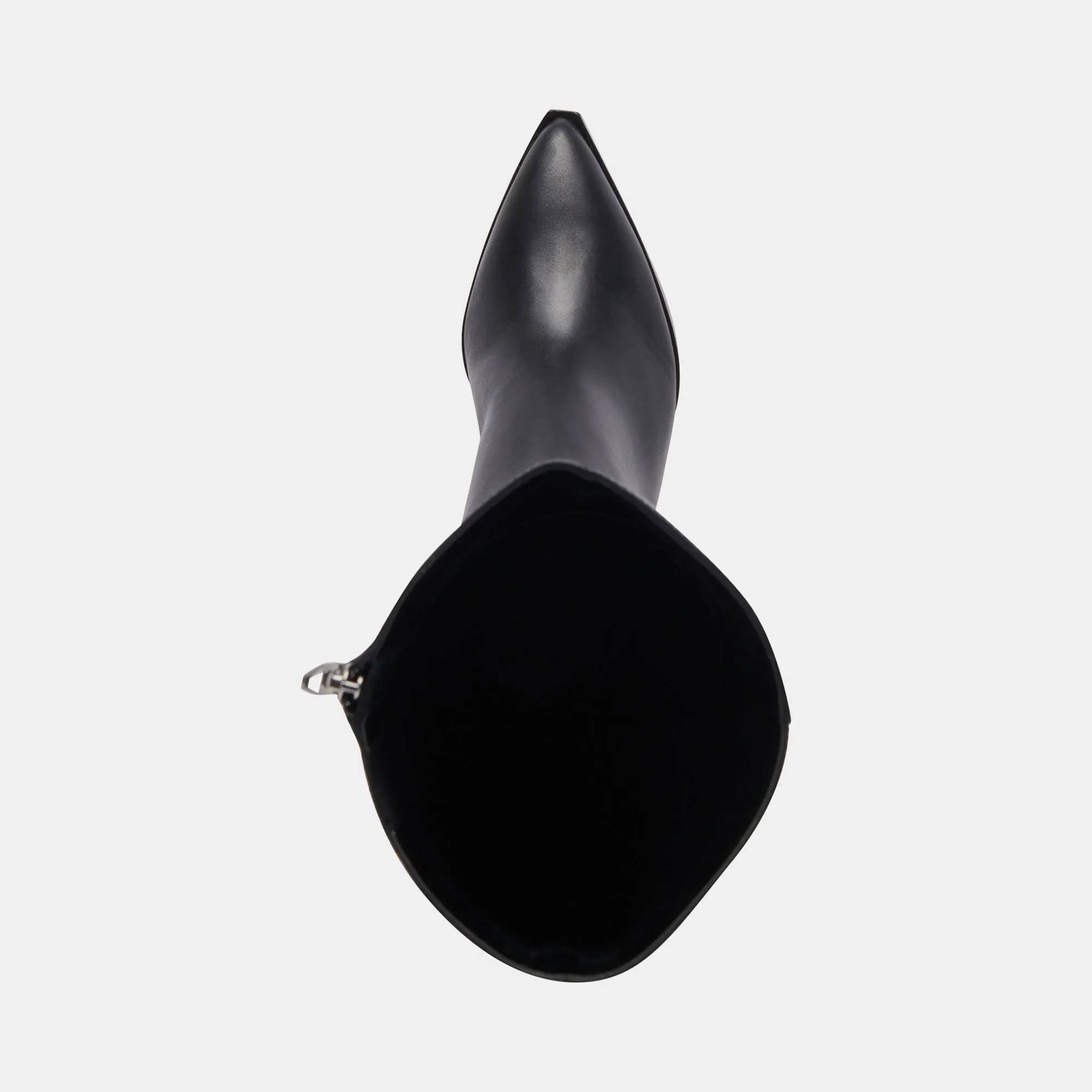 Charles Keith Boots AUGGIE EXTRA WIDE CALF BOOTS BLACK LEATHER