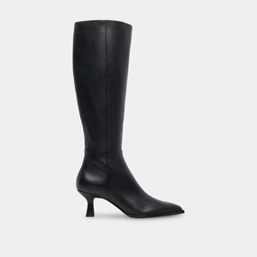 AUGGIE WIDE CALF BOOTS BLACK LEATHER Tingley Rubber Boots