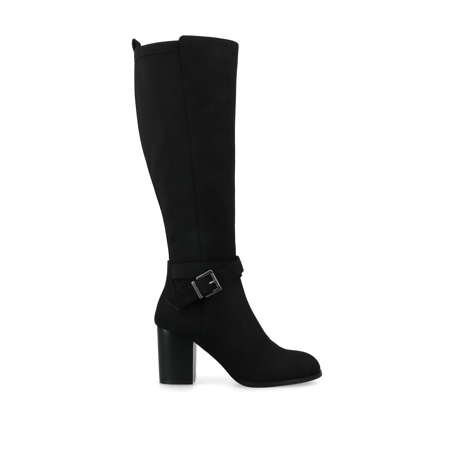 Broad Square Toe Boots AVALONN KNEE HIGH DRESS BOOTS IN WIDE CALF