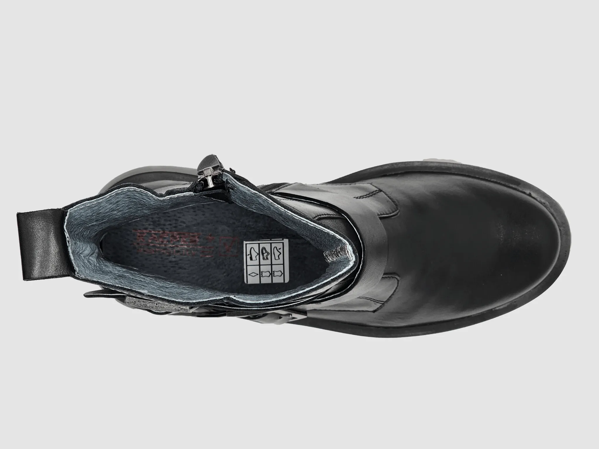 Hooey Boots Women's Mid Buckle Leather Boots - Black