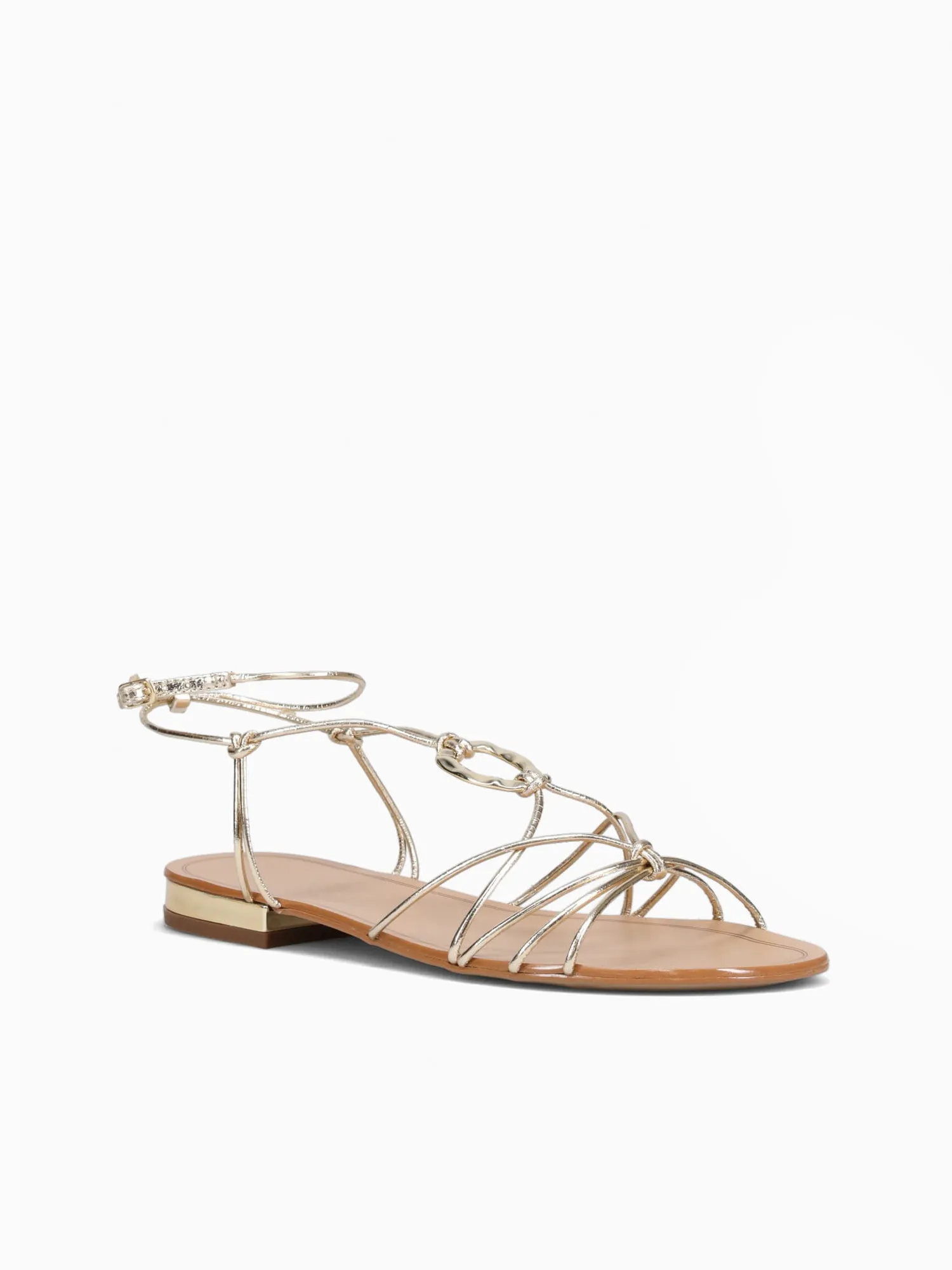 Aziboc Ouro Light Metal Couro Casual Classy Shoes