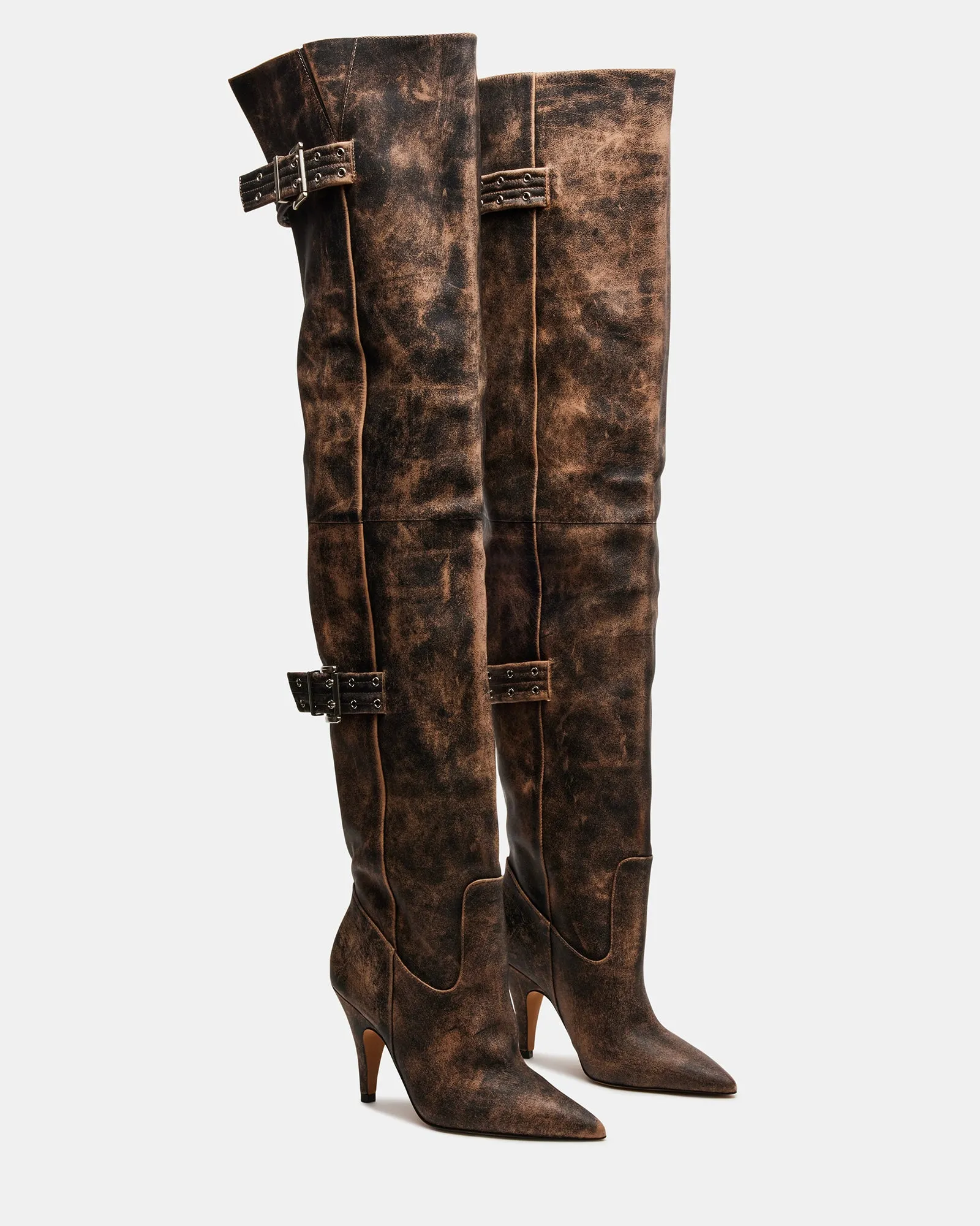 BADDIE BROWN DISTRESSED Workforce Boots