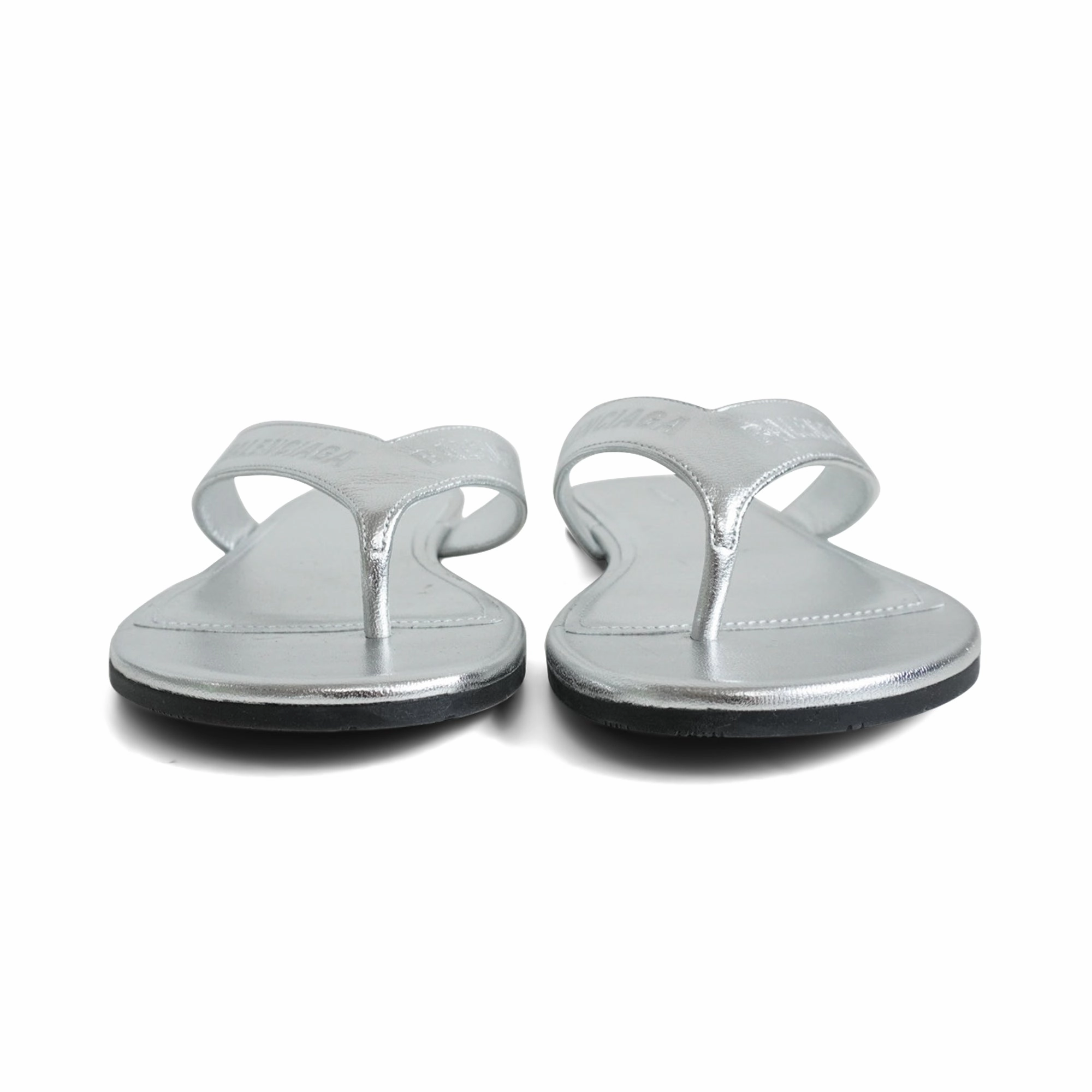 Balenciaga Logo Flip-Flops - Women's 36 Casual Slip Resistant Shoes