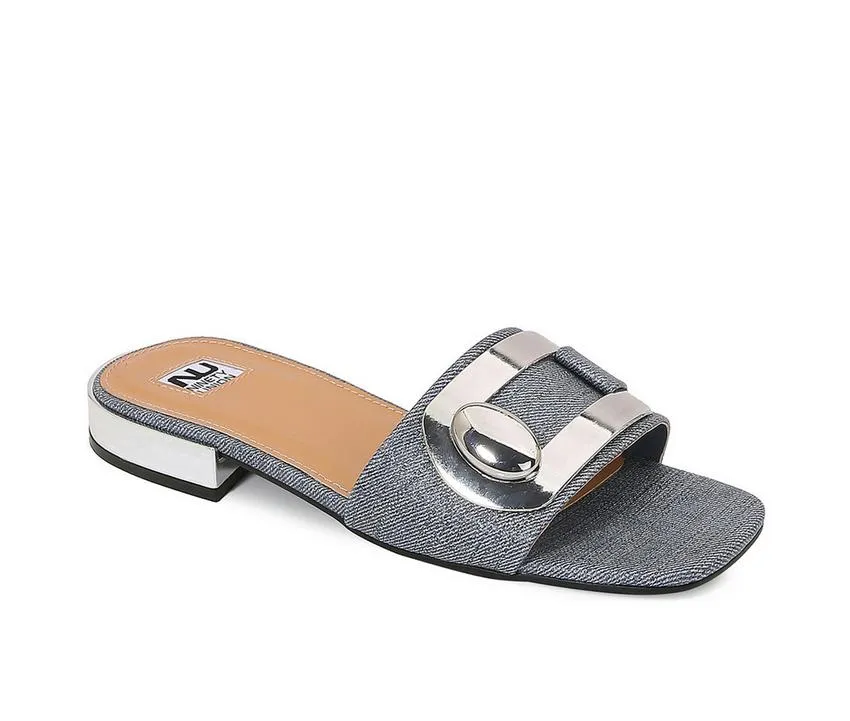 Sandals That Hide Toes BALI-Blue Denim | Ninety Union