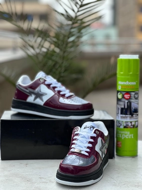 Bapesta Low  Maroon/White Nordstorm Sneakers