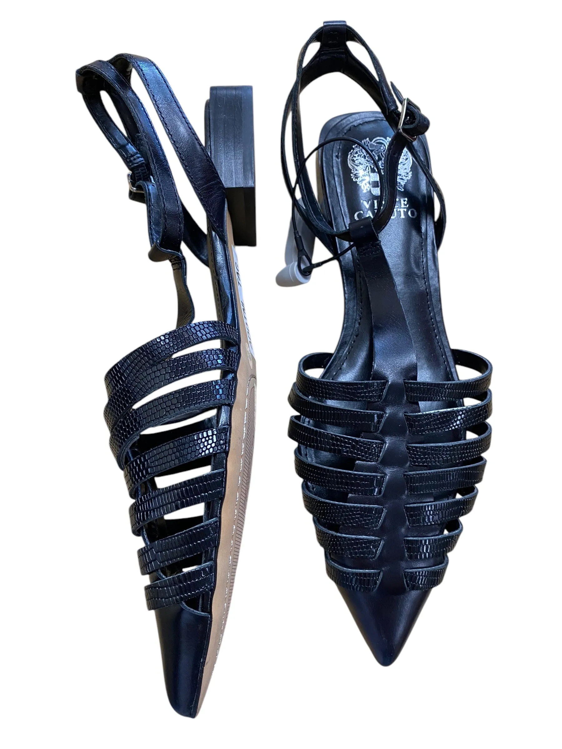 Shoes Flats By Vince Camuto In Black, Size: 10 Pointed Flat Shoes