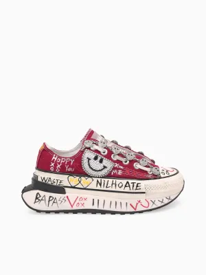 Onitsuka Tiger Casual Shoes Bc03 Red Canvas