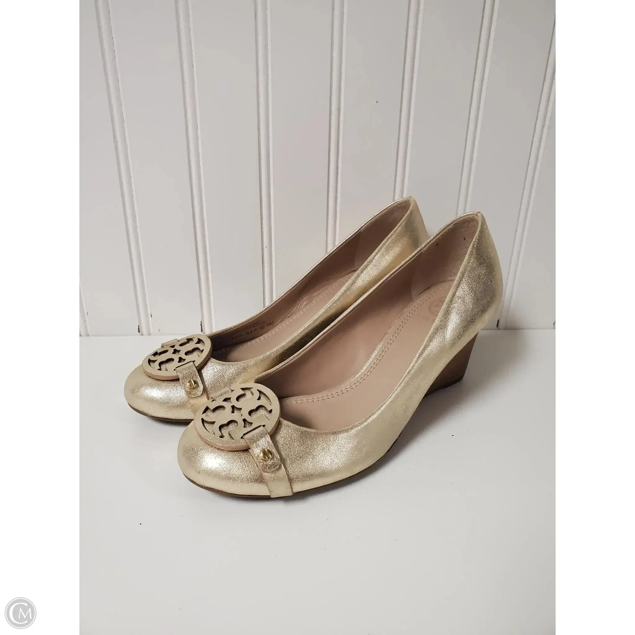 Shoes Designer By Tory Burch In Gold, Size: 6 Walter Hagen Course Casual Shoes