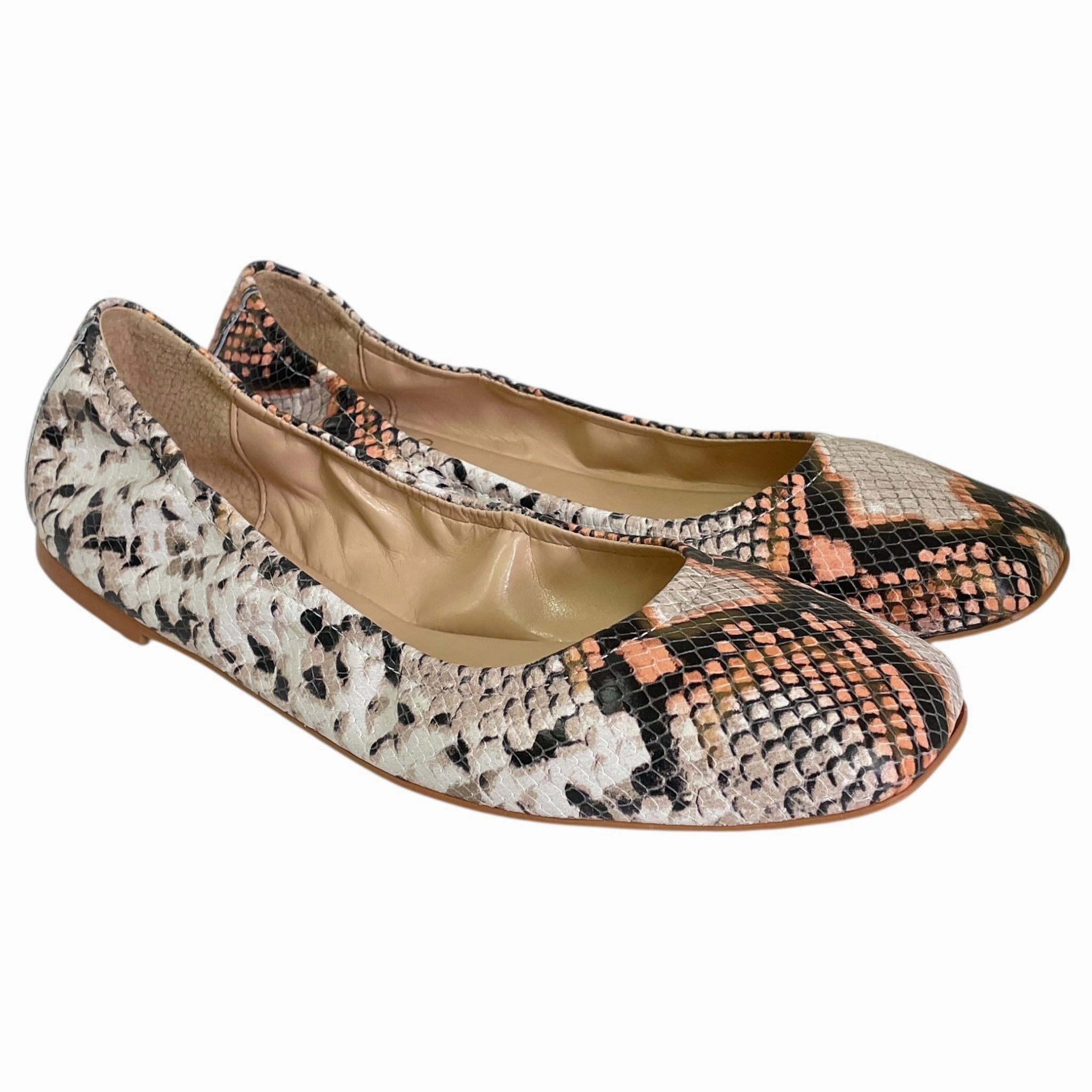 Flat Shoes That Look Like Heels SHOES FLATS by VINCE CAMUTO In SNAKESKIN PRINT, Size: 10