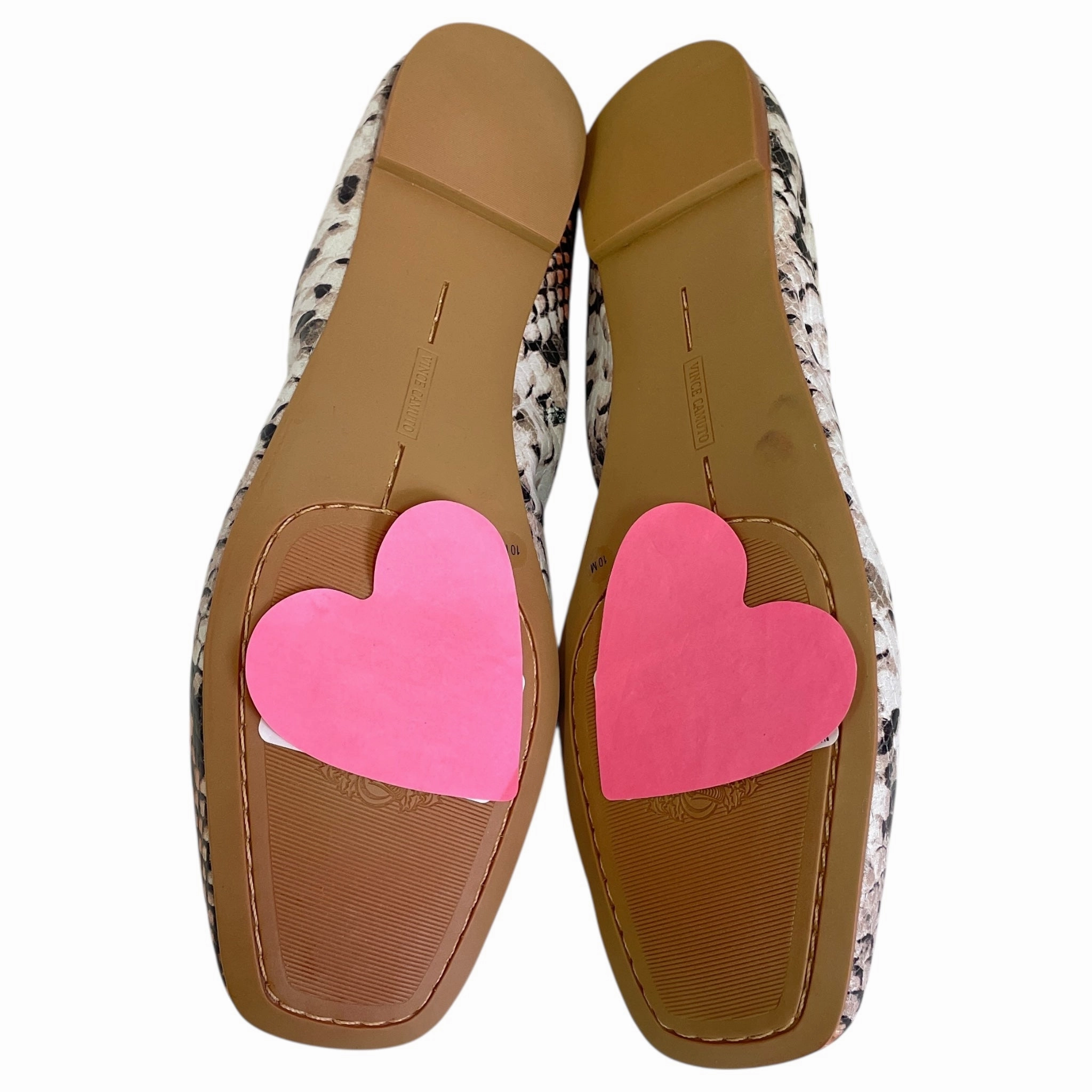 Running Shoes Supination And Flat Feet SHOES FLATS by VINCE CAMUTO In SNAKESKIN PRINT, Size: 10