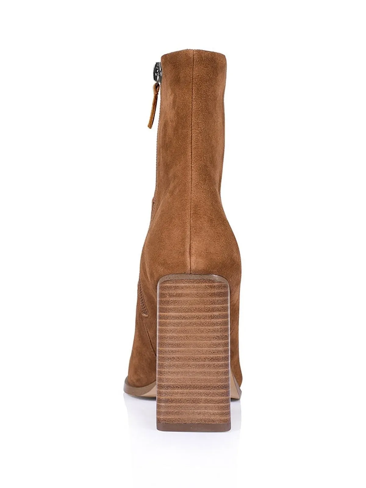 Benny - Tan Suede Baby Cowgirl Boots