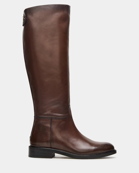 Boys Waterproof Boots BEREN BROWN LEATHER