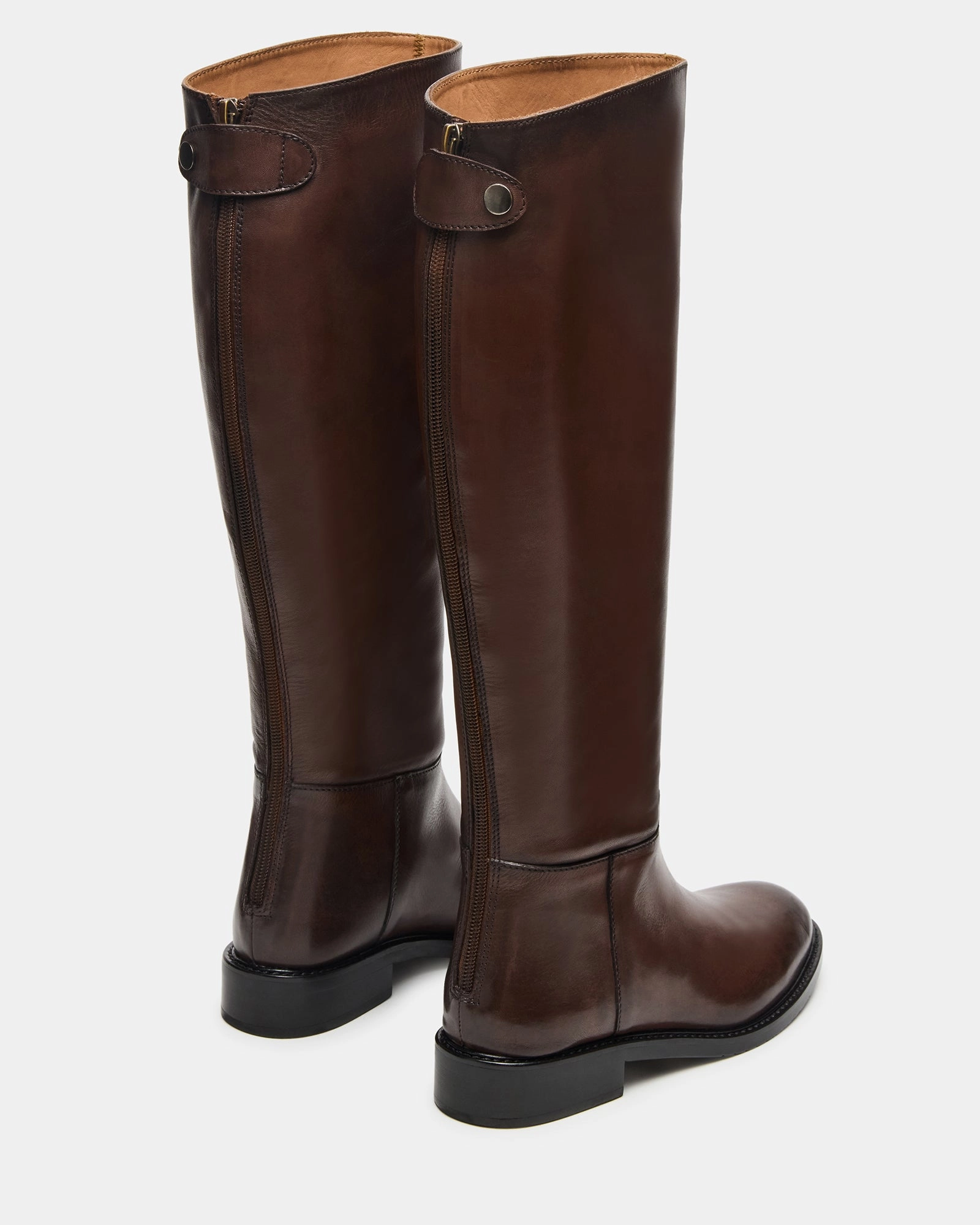 Cowgirl Boots With Zippers BEREN BROWN LEATHER