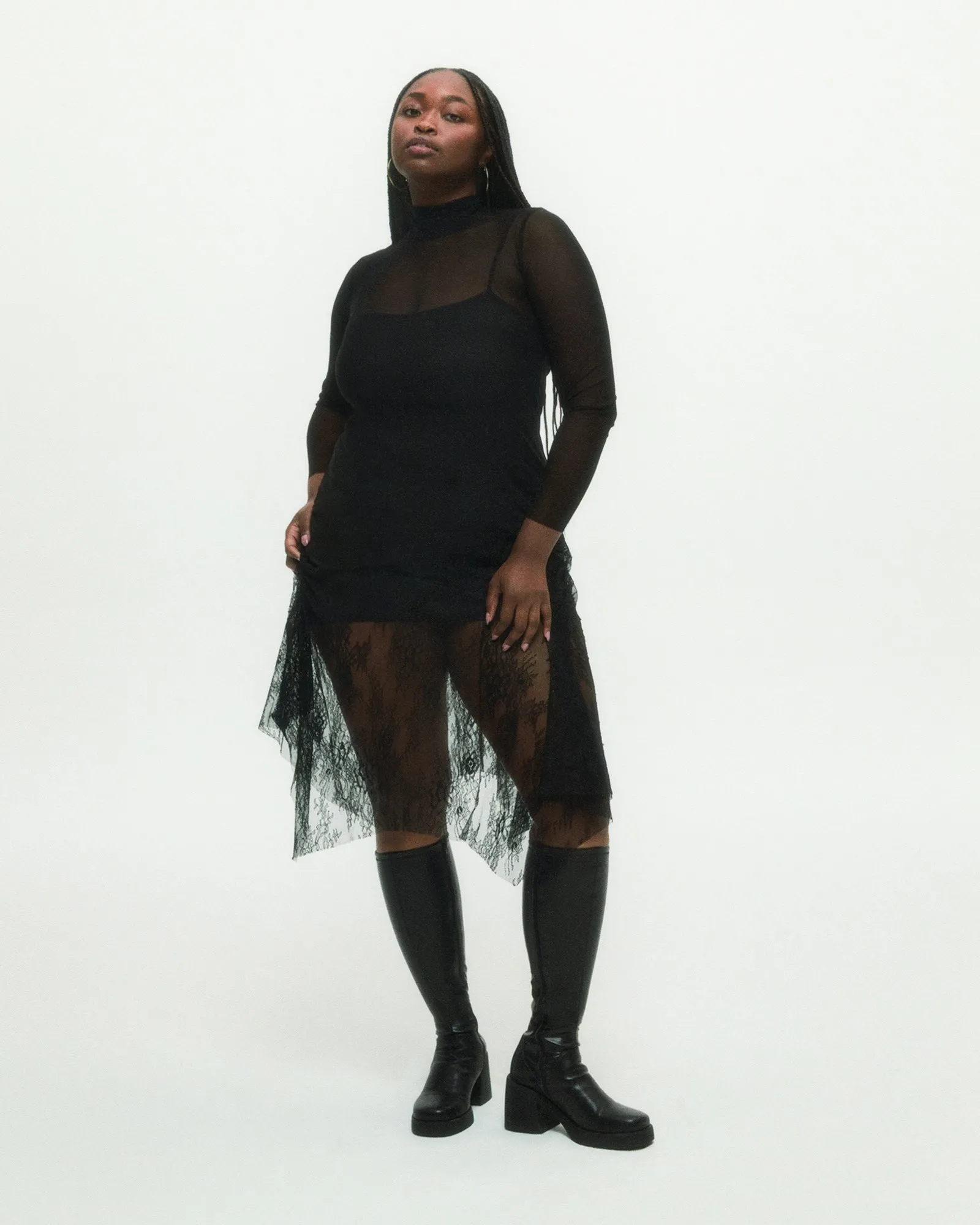 Waterproof Duck Boots BERKLEIGH BLACK WIDE CALF