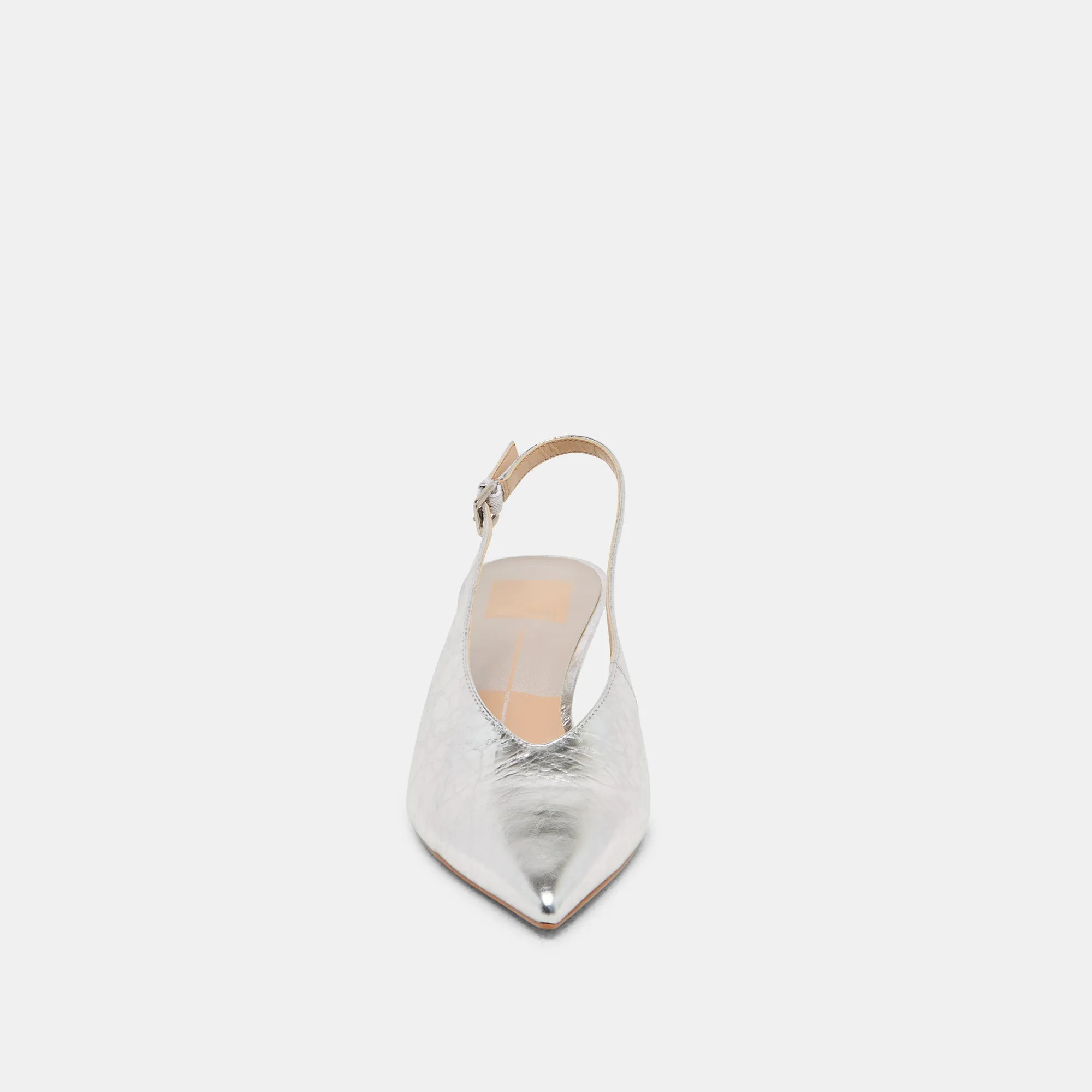 Knee High Suede Boots Low Heel ALENNA HEELS SILVER DISTRESSED LEATHER