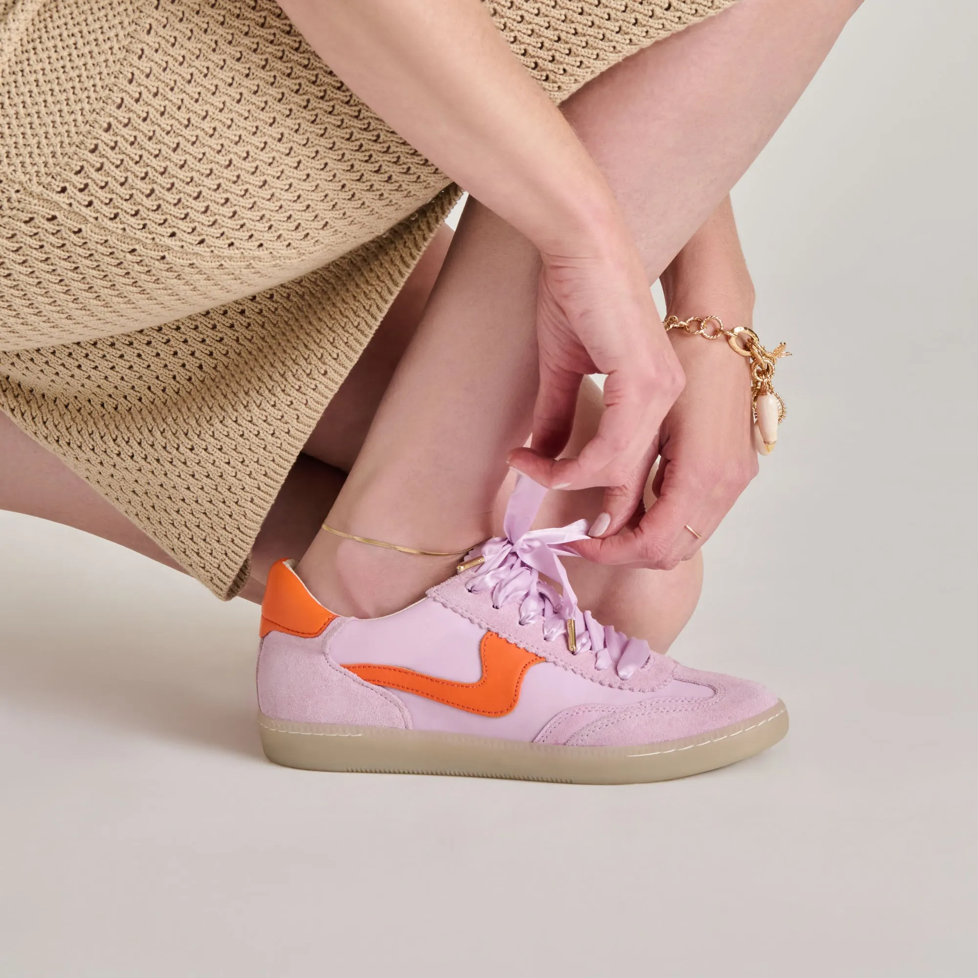 NOTICE SNEAKERS ORCHID NYLON Sequin Sneakers