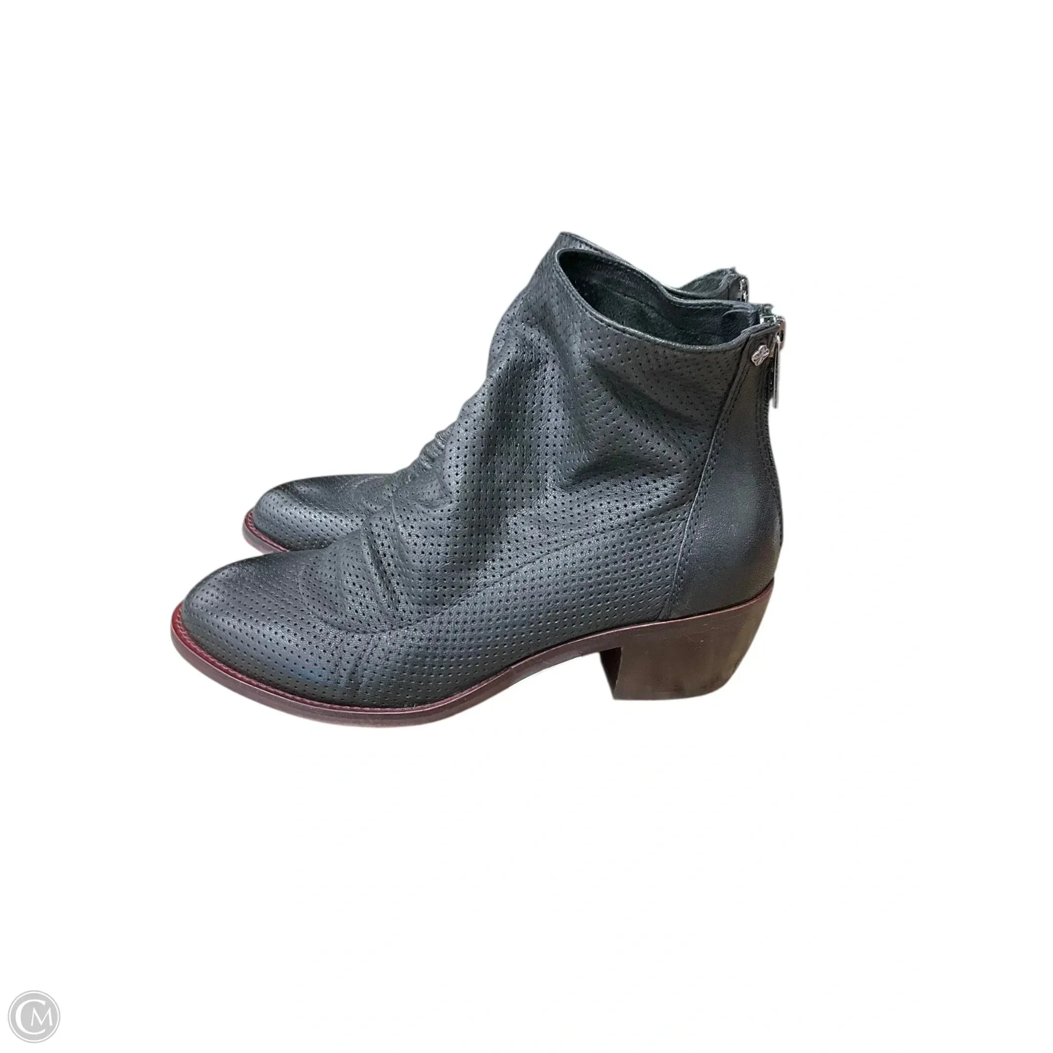 Boots Ankle Heels By Isola In Black, Size: 6 Dan's Boots And Saddles