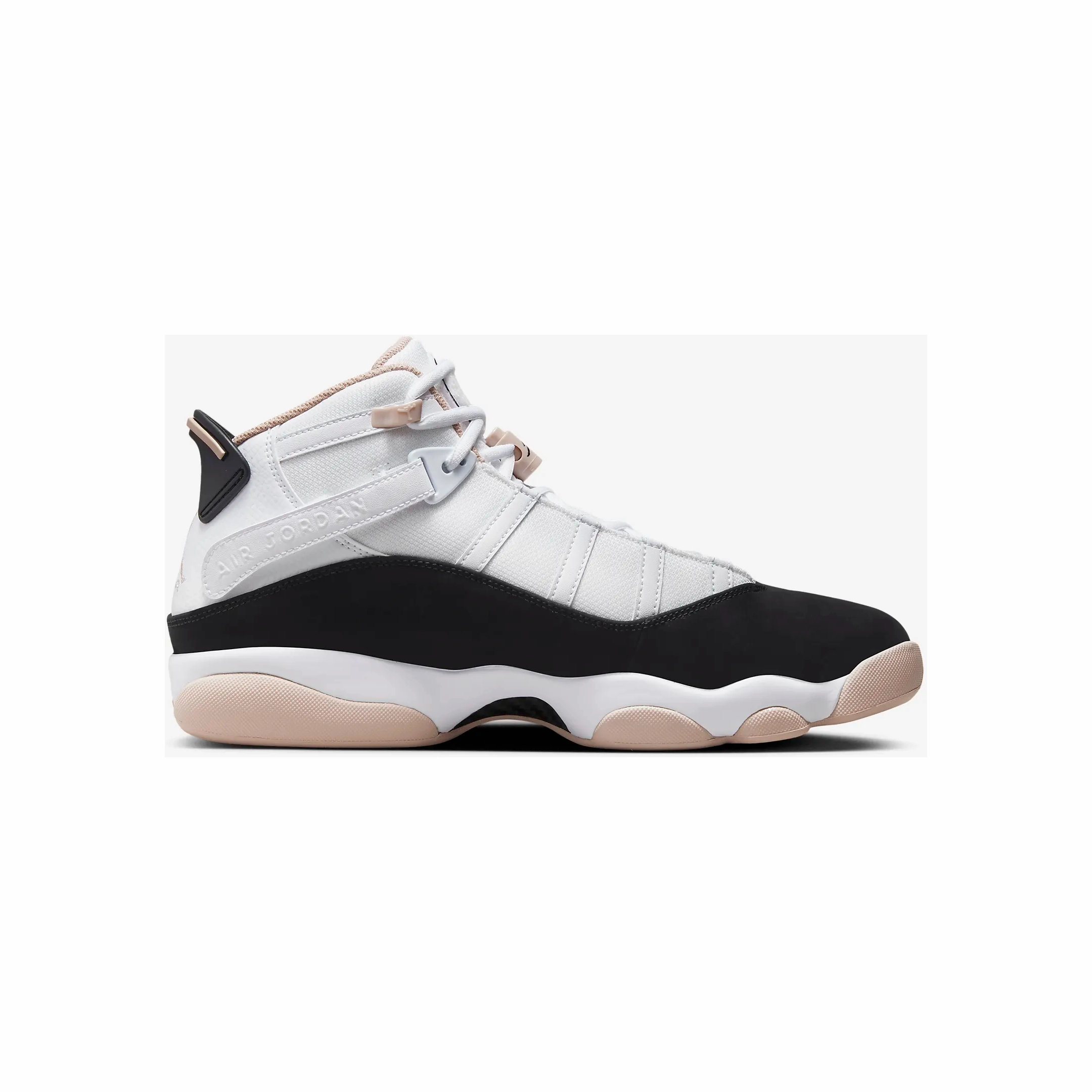 New Releases Sneakers Nike Men's Jordan 6 Rings Shoes - White / Fossil Stone / Black