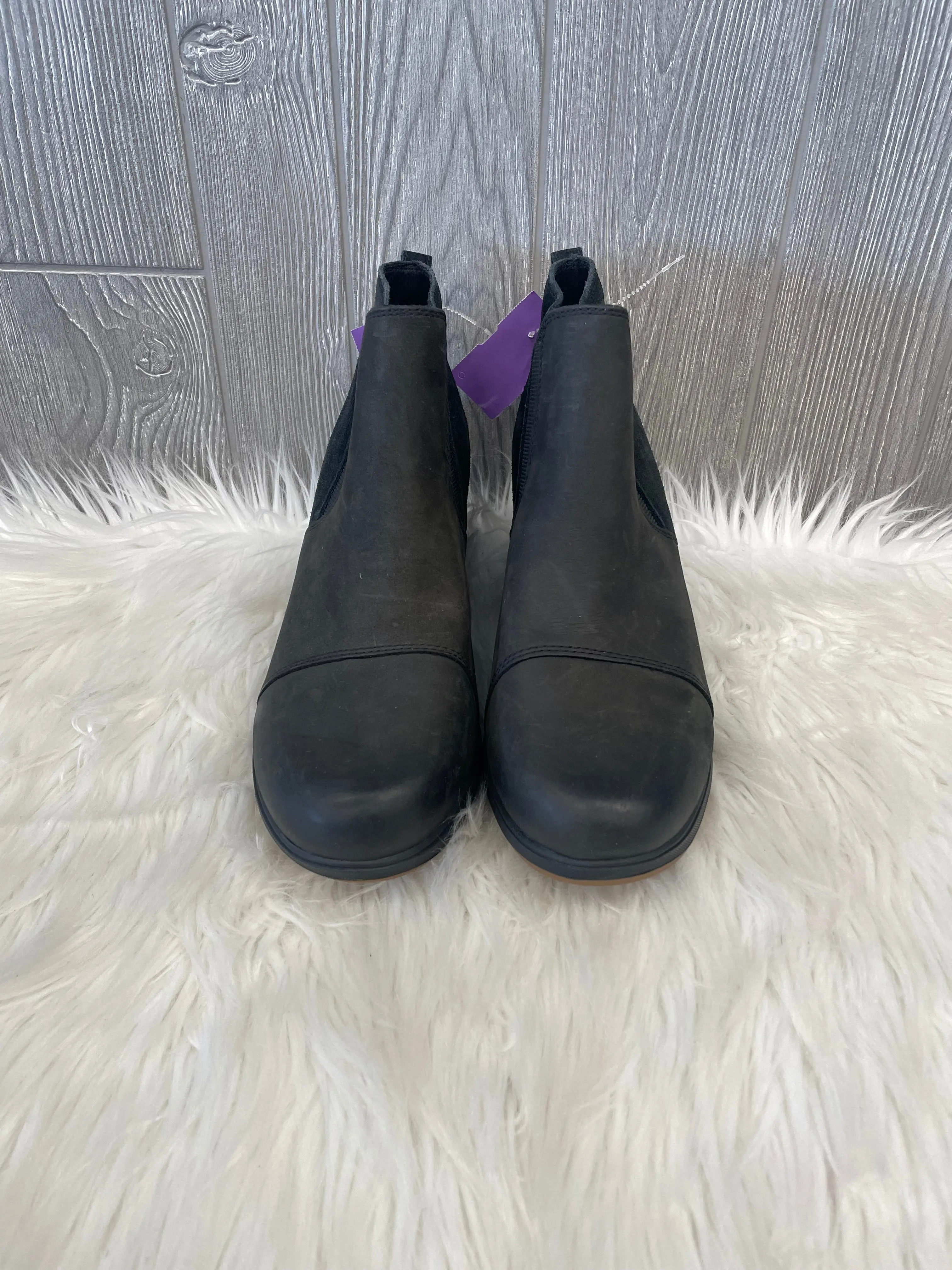 Black Boots Ankle Heels Sorel, Size 10 Go Go Boots