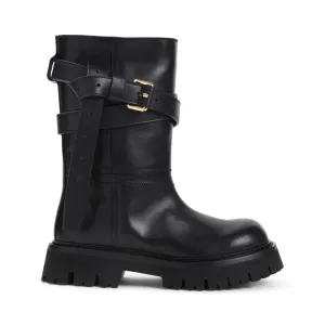 Black Leather Ankle Boots Uge Boots