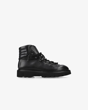 Black Leather Boots 32122T Wide Calf Boots