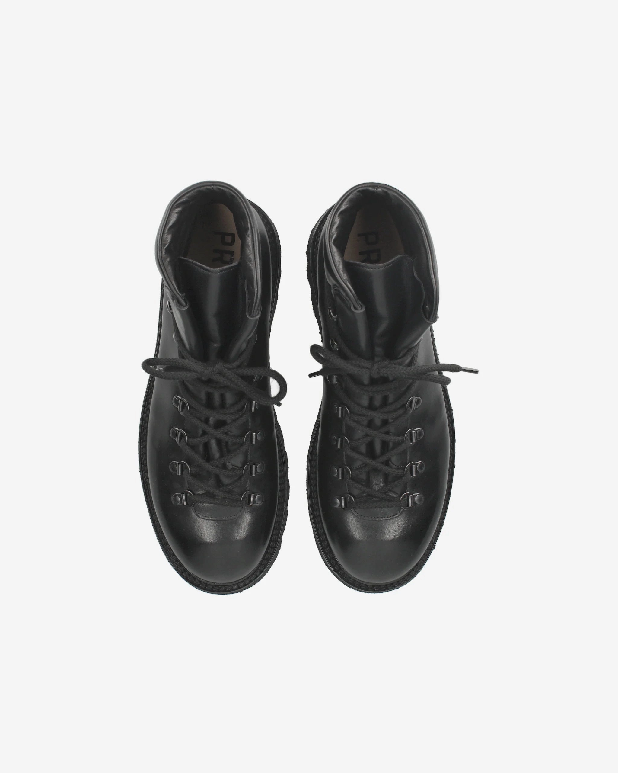 Black Leather Boots 32122T Paratrooper Boots