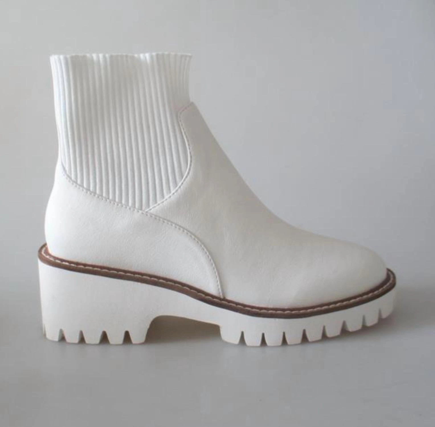 Rubber Deck Boots Blaire Boots In White