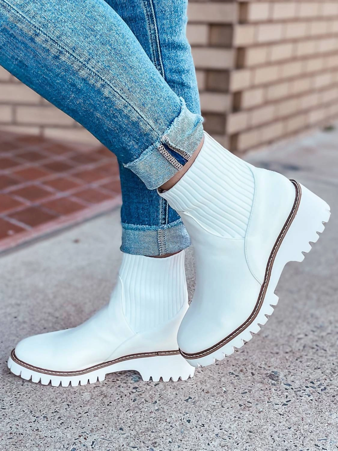 Blaire Boots In White Common Projects Boots