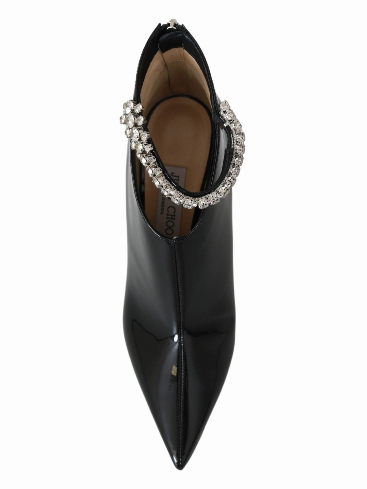 Blaize 100 Black Patent Heeled Boots Double H Boots