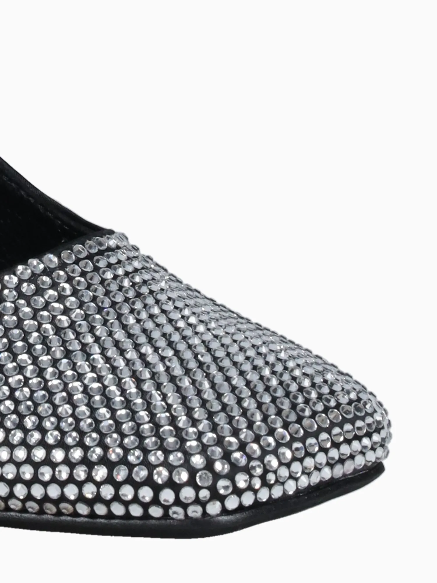 Casual Shoes Flat Bling Bling Silver Fabric